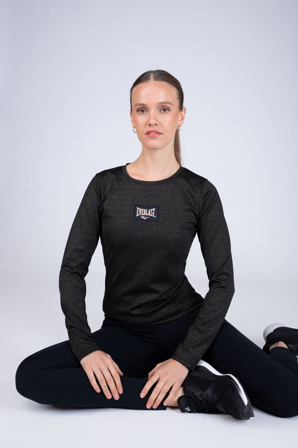 Polera Manga Larga Cushy 2.0 Negro Everlast