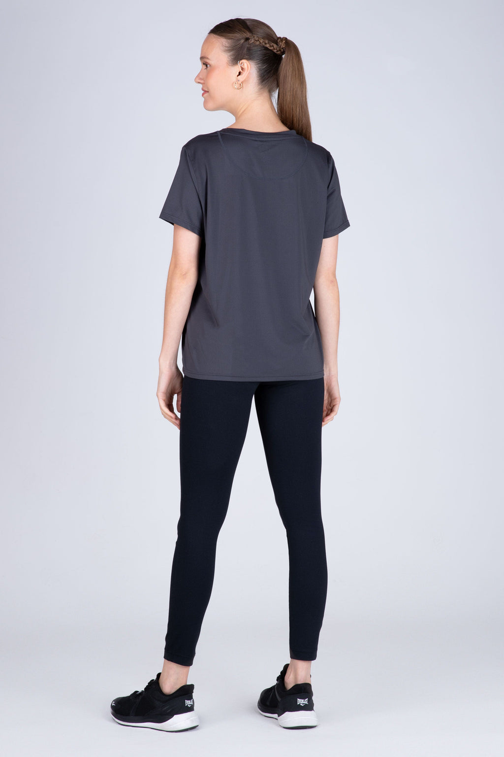 Polera Manga Corta Ice Gris Everlast