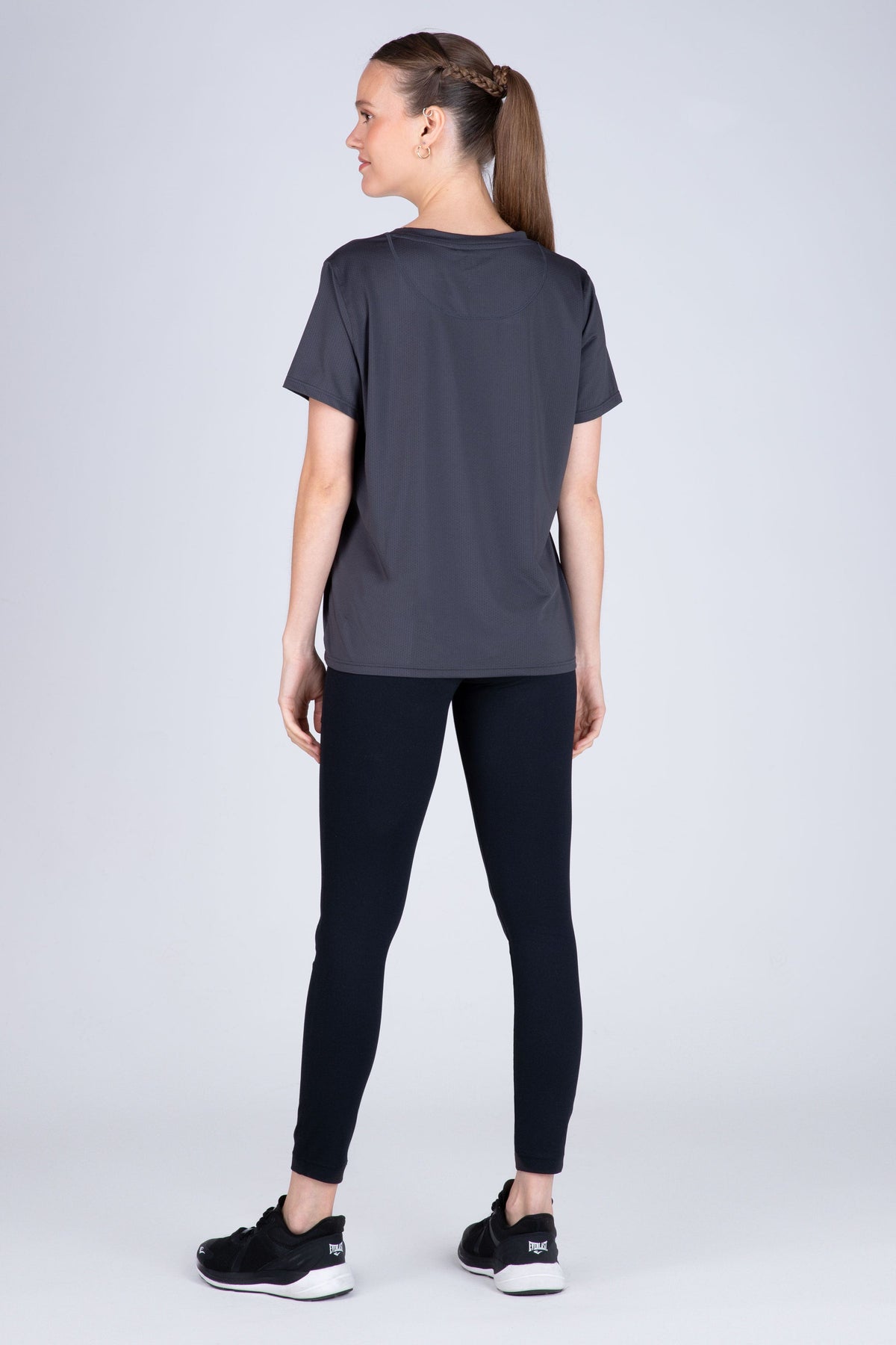 Polera Manga Corta Ice Gris Everlast