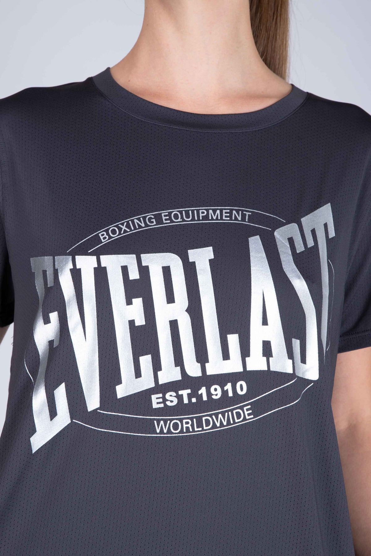 Polera Manga Corta Ice Gris Everlast