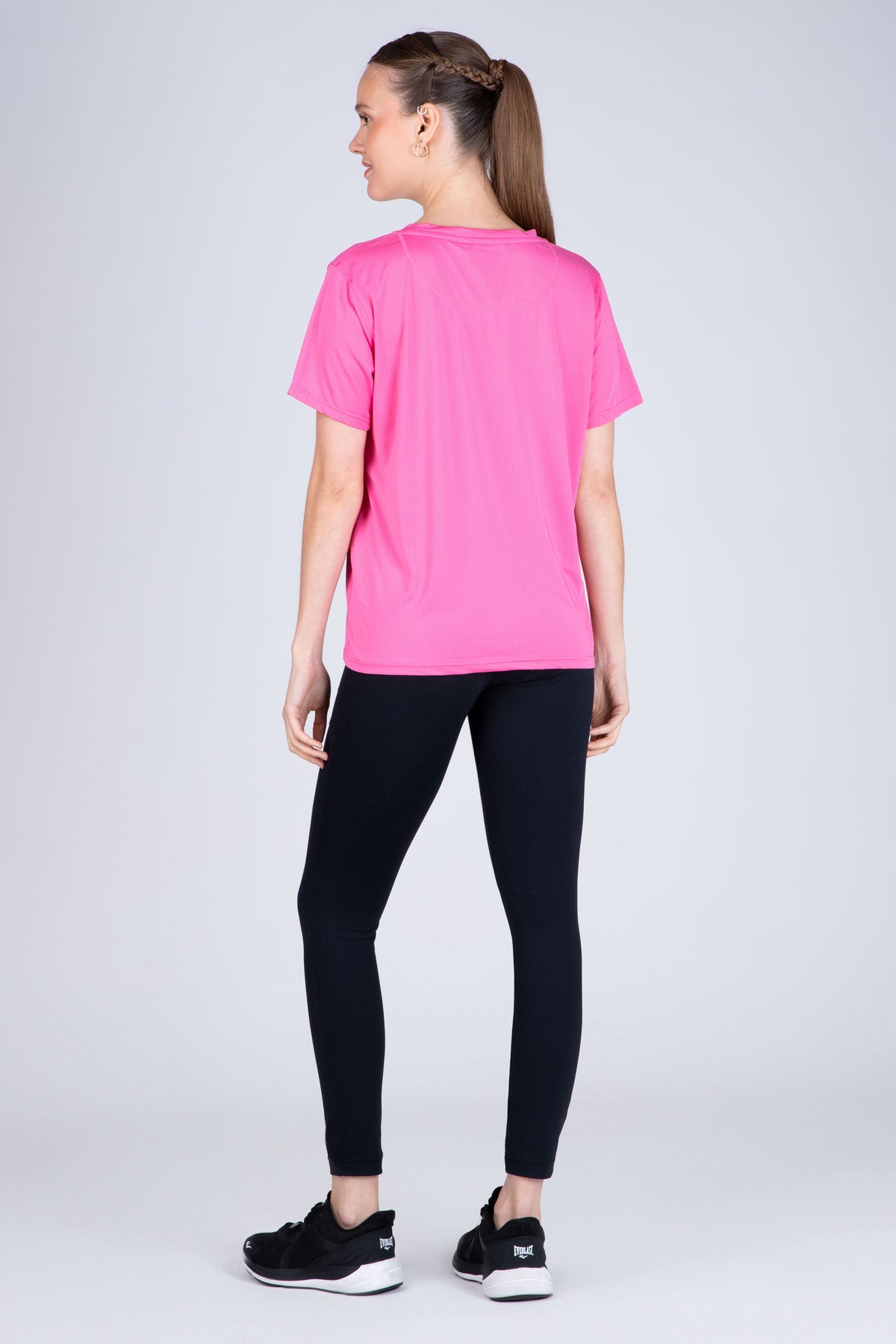 Polera Manga Corta Ice Rosado Everlast
