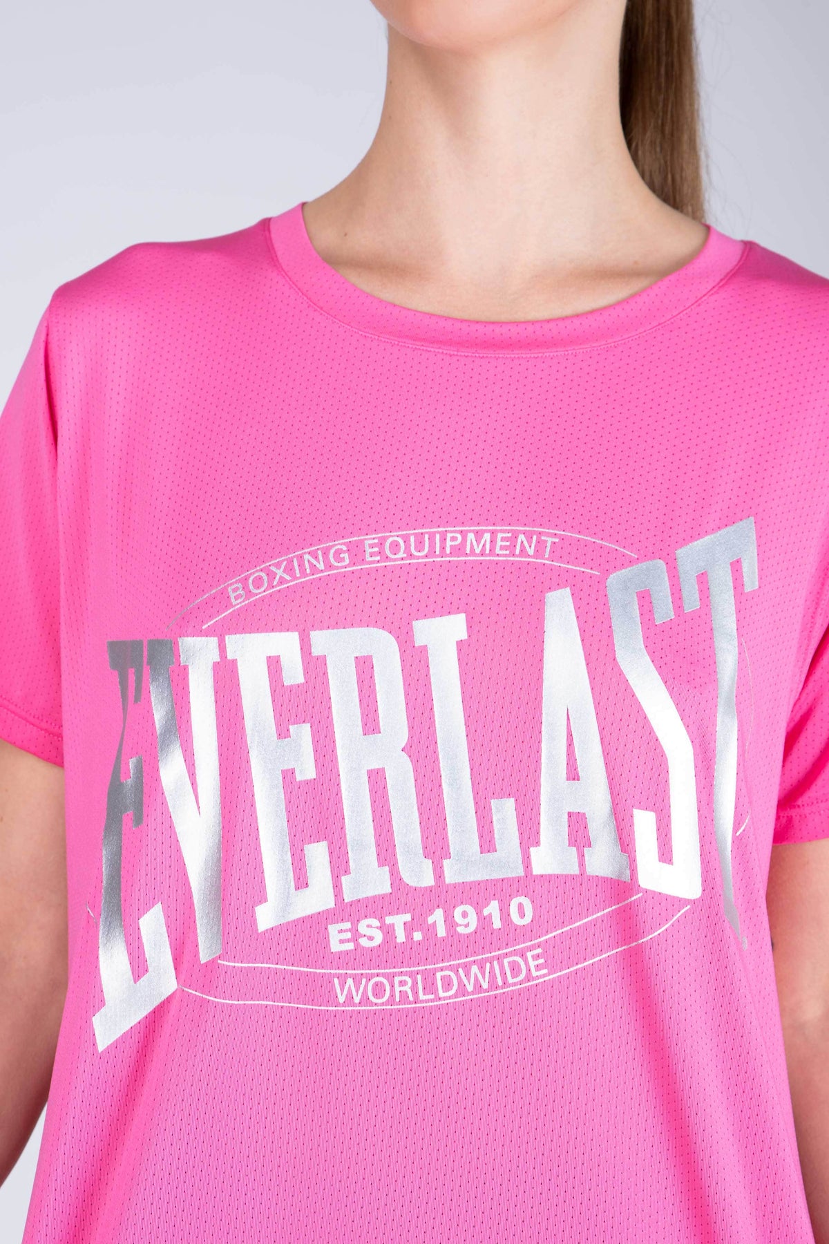 Polera Manga Corta Ice Rosado Everlast