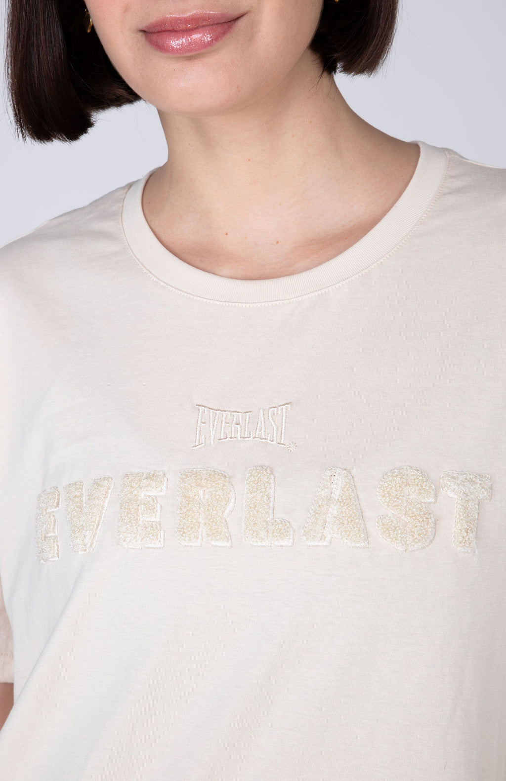 Polera Manga Corta Protect Beige Everlast