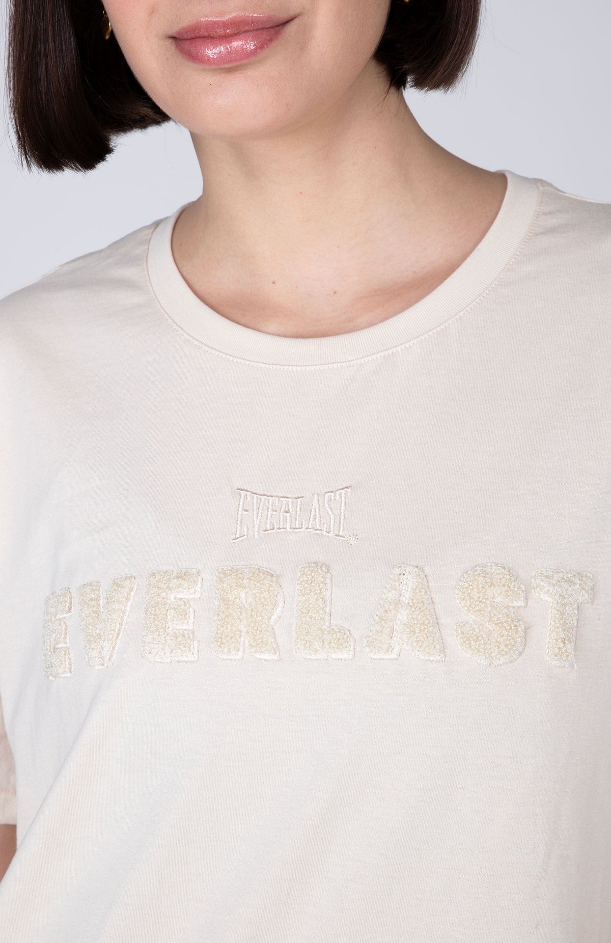 Polera Manga Corta Protect Beige Everlast