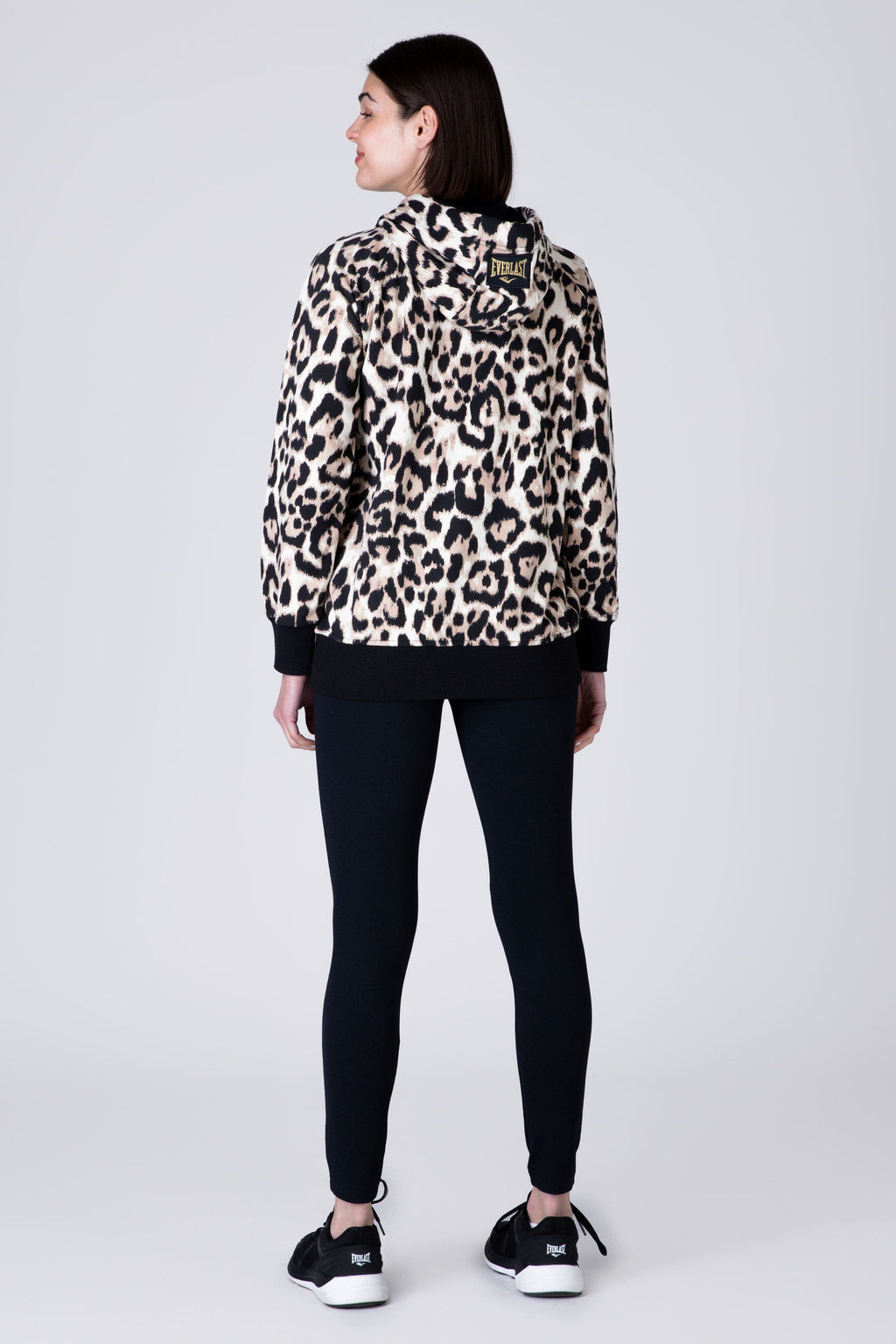 Poleron Hood Leopard Beige Everlast