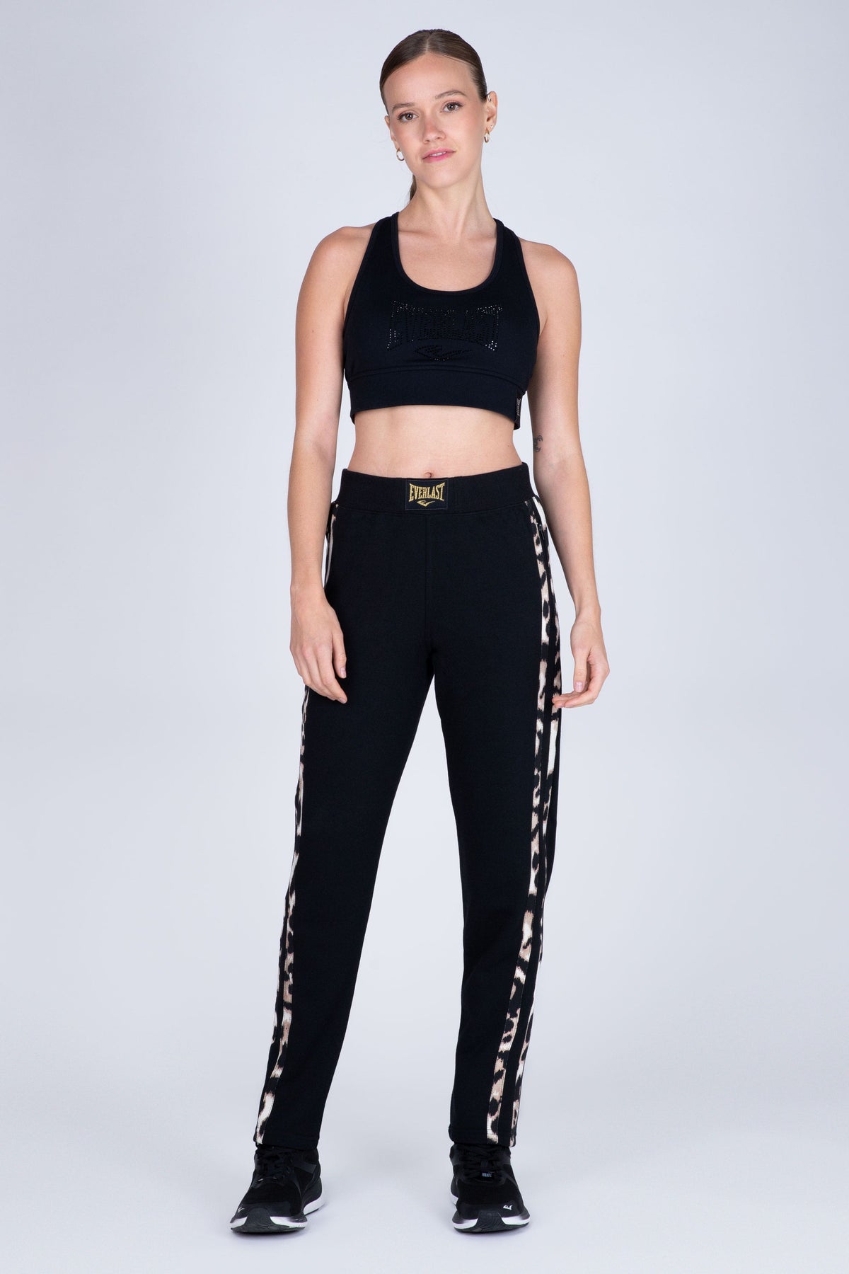 Pantalon Leopard Negro Everlast