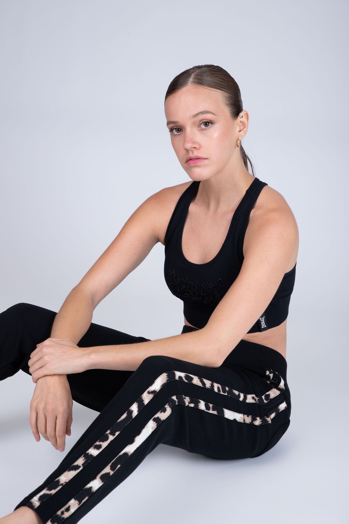 Pantalon Leopard Negro Everlast