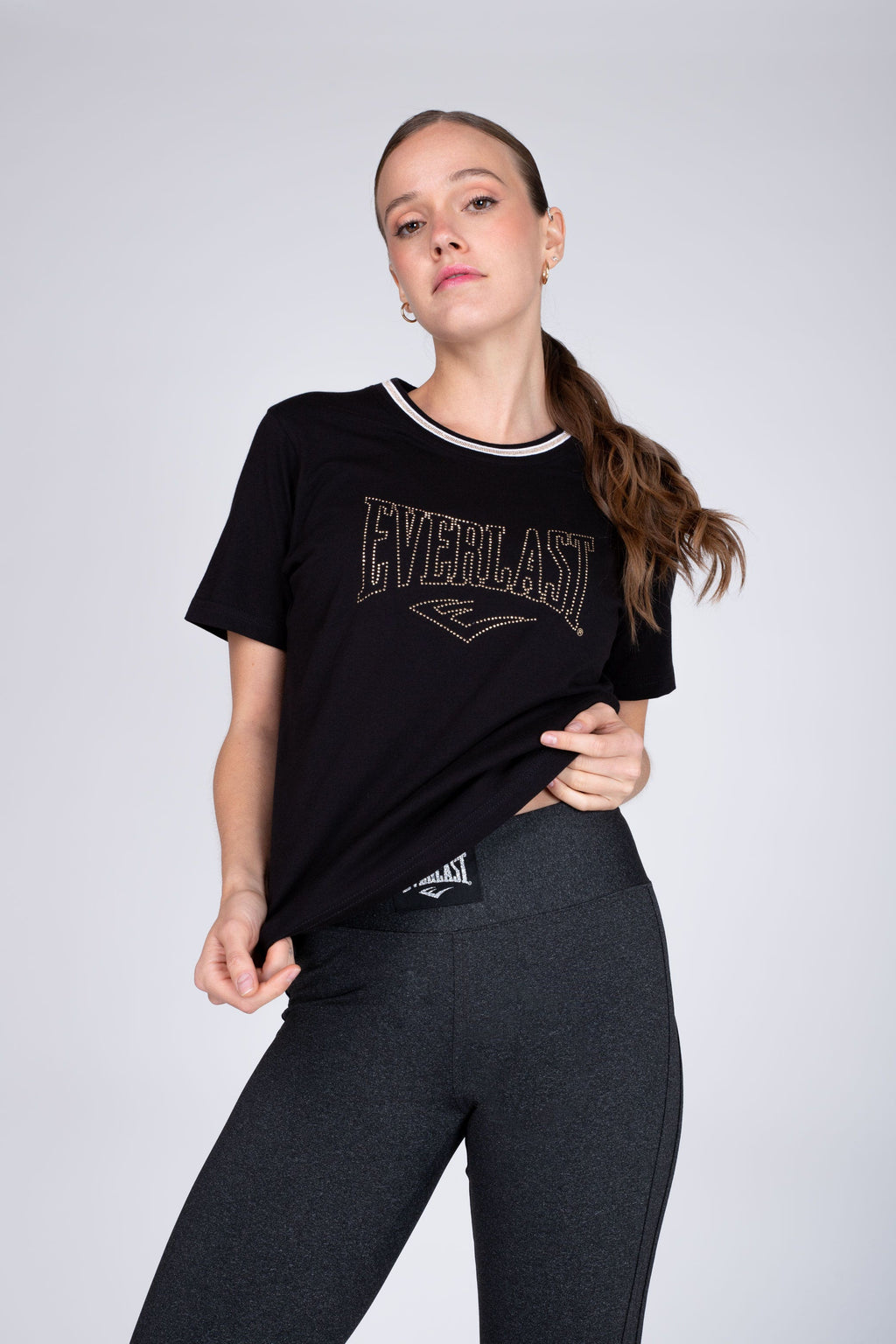 Polera M/C Leopard Negro Everlast