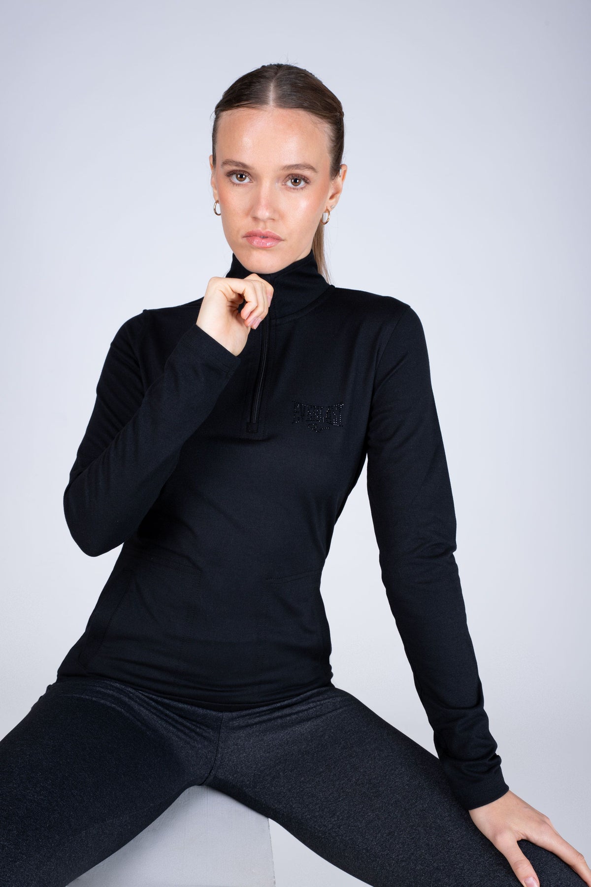 Polera M/L Basic Two Negro Everlast