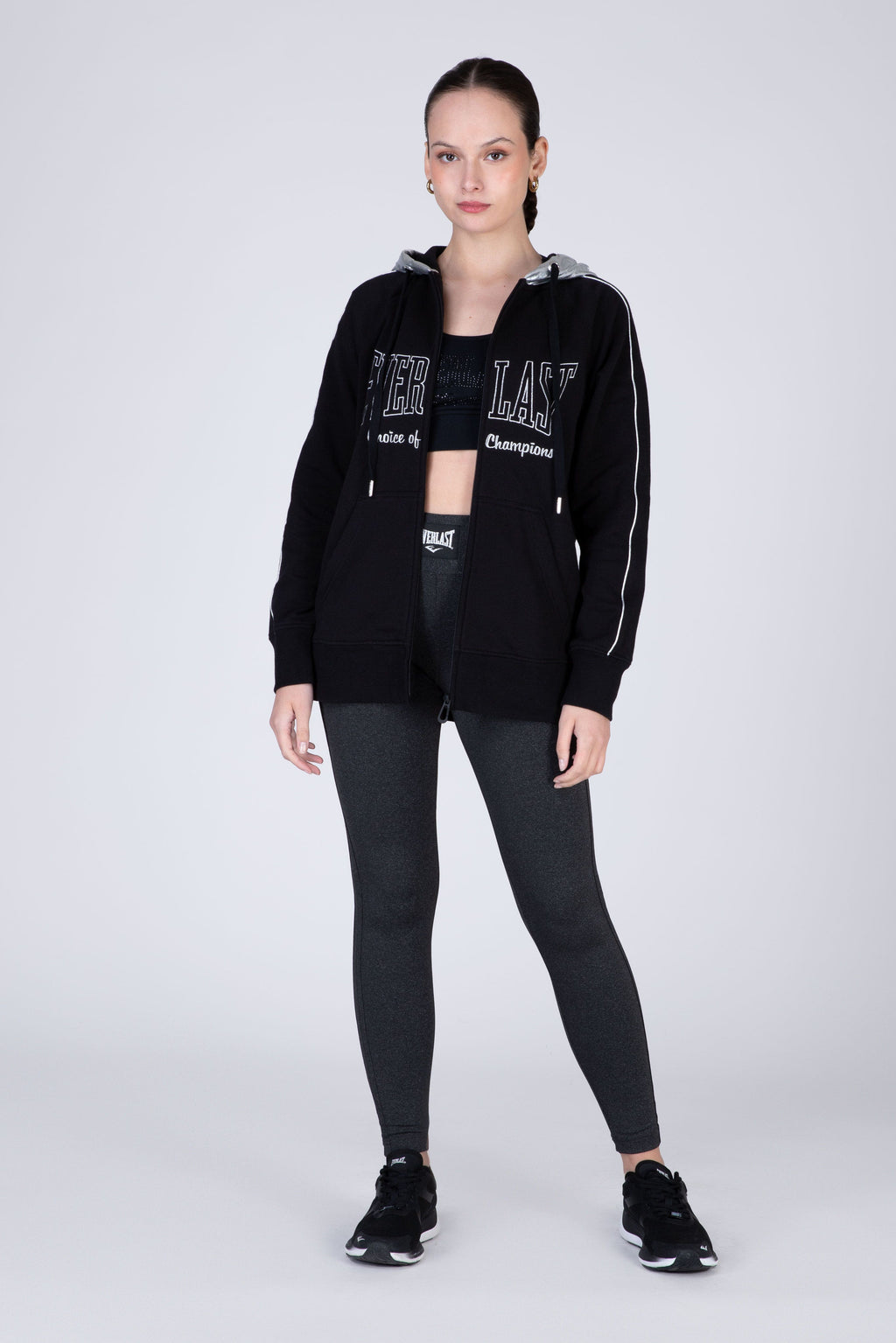 Chaqueta Boxing Gris/Negro Everlast