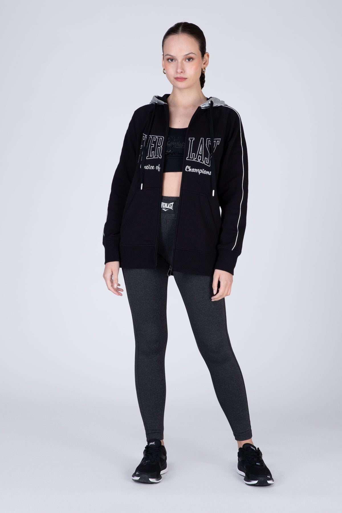 Chaqueta Boxing Gris/Negro Everlast