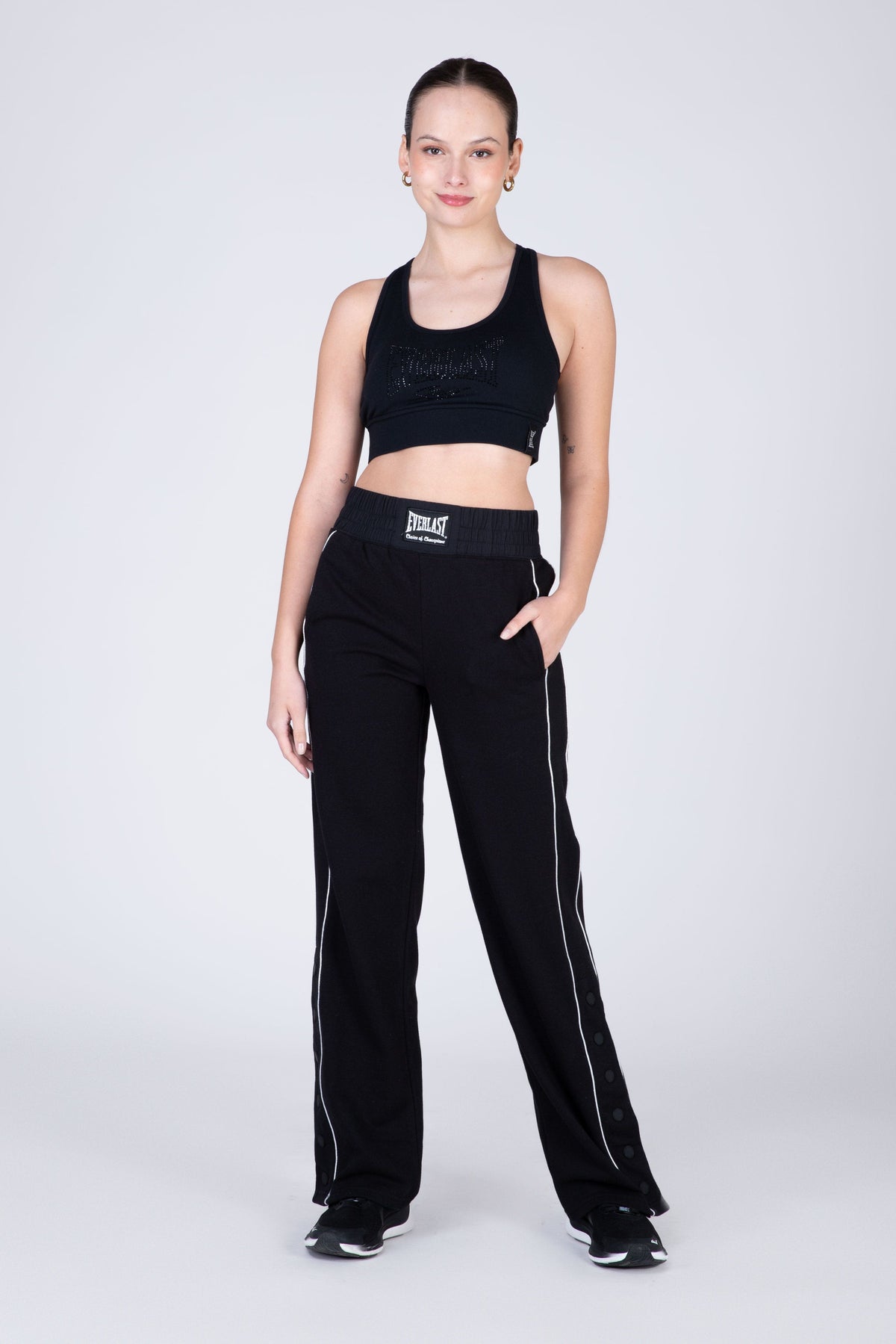 Pantalon Boxing Gris/Negro Everlast
