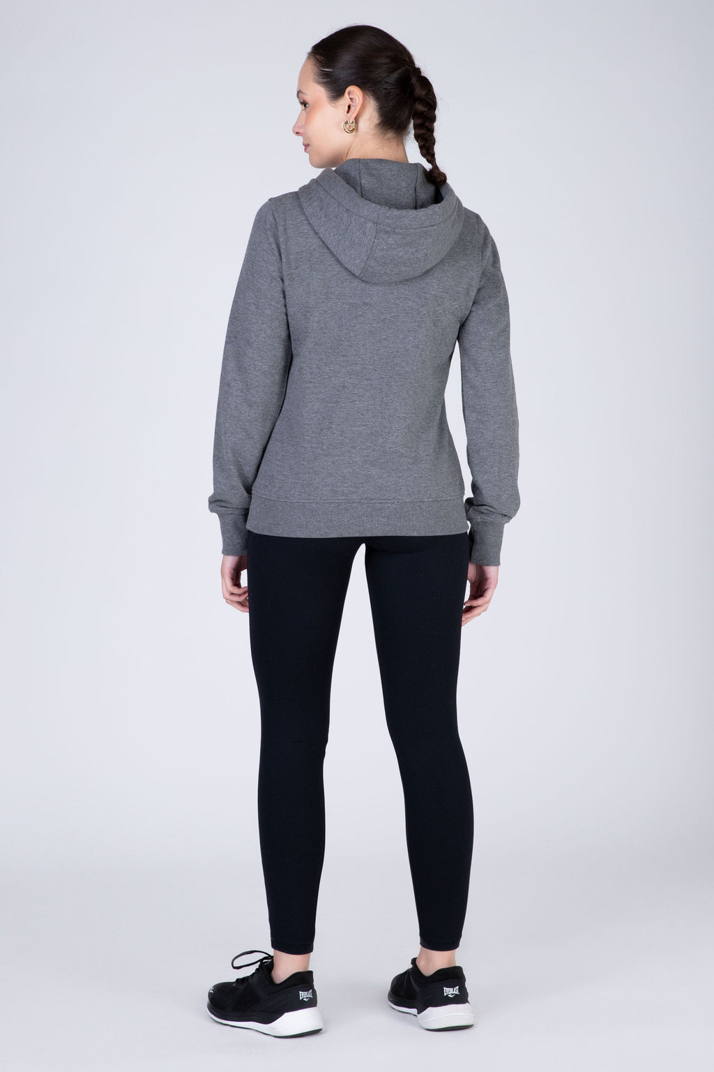 Poleron Hood Category Gris Everlast