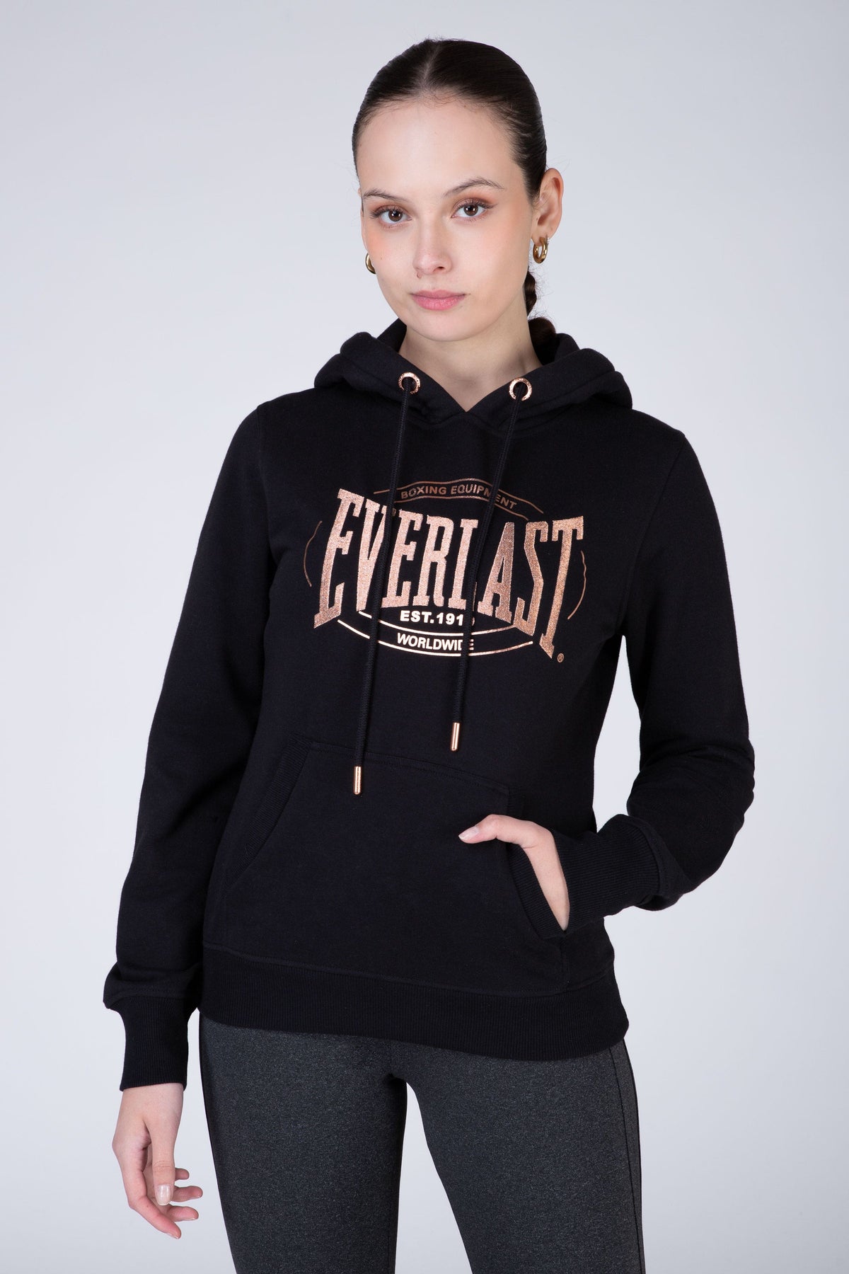Poleron Hood Category Negro Everlast