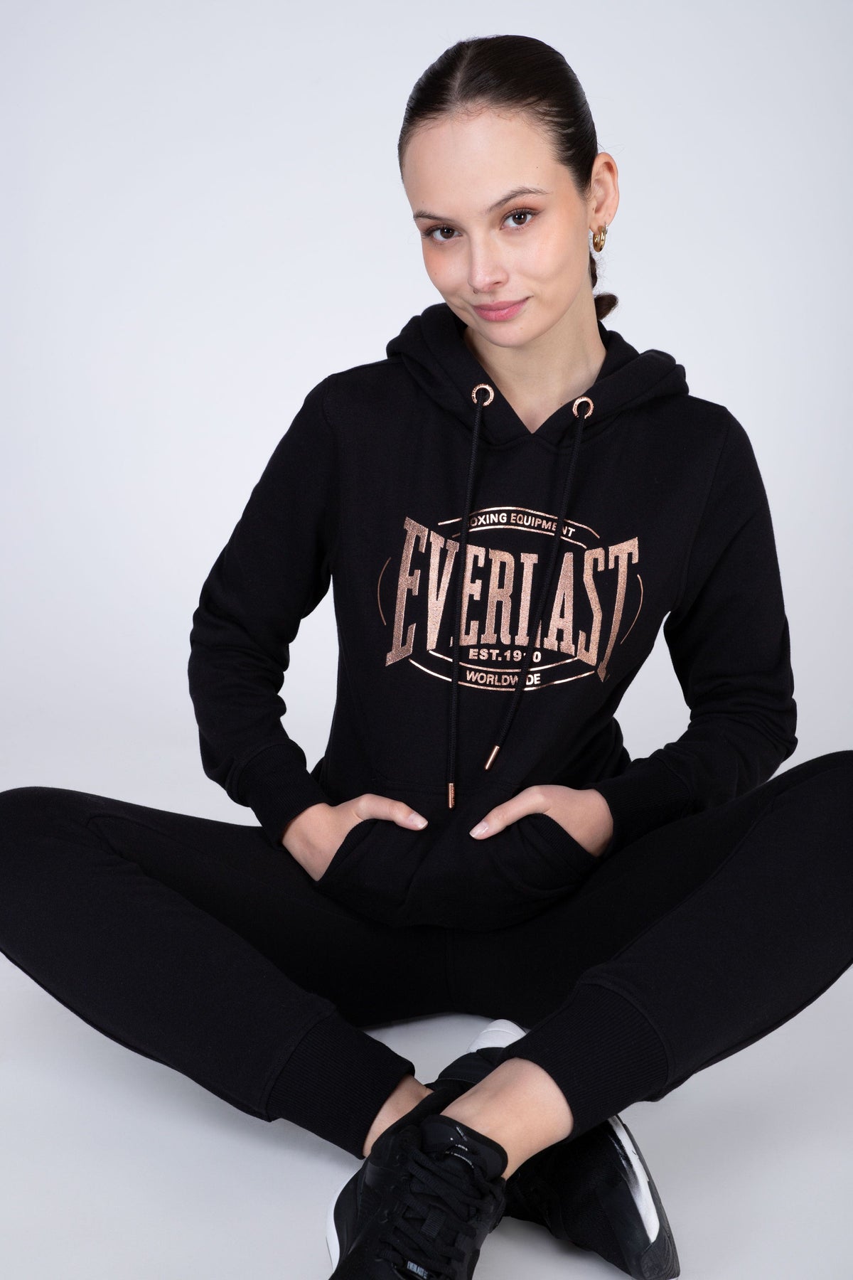 Poleron Hood Category Negro Everlast