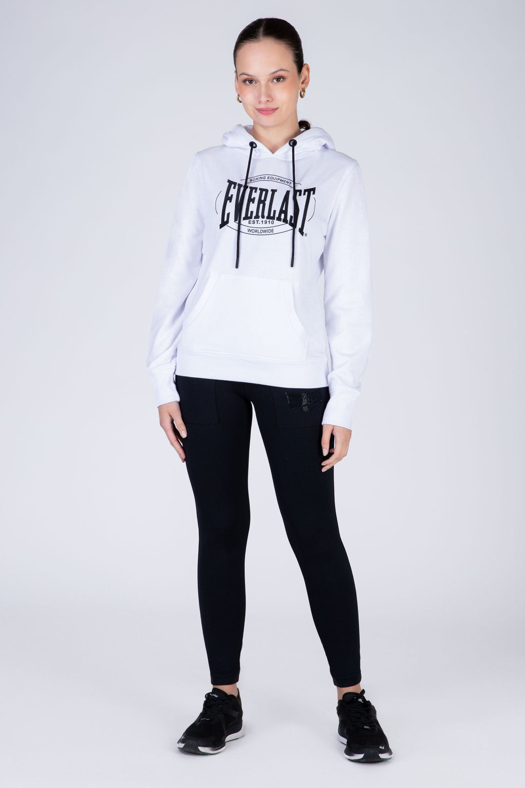 Poleron Hood Category Blanco Everlast
