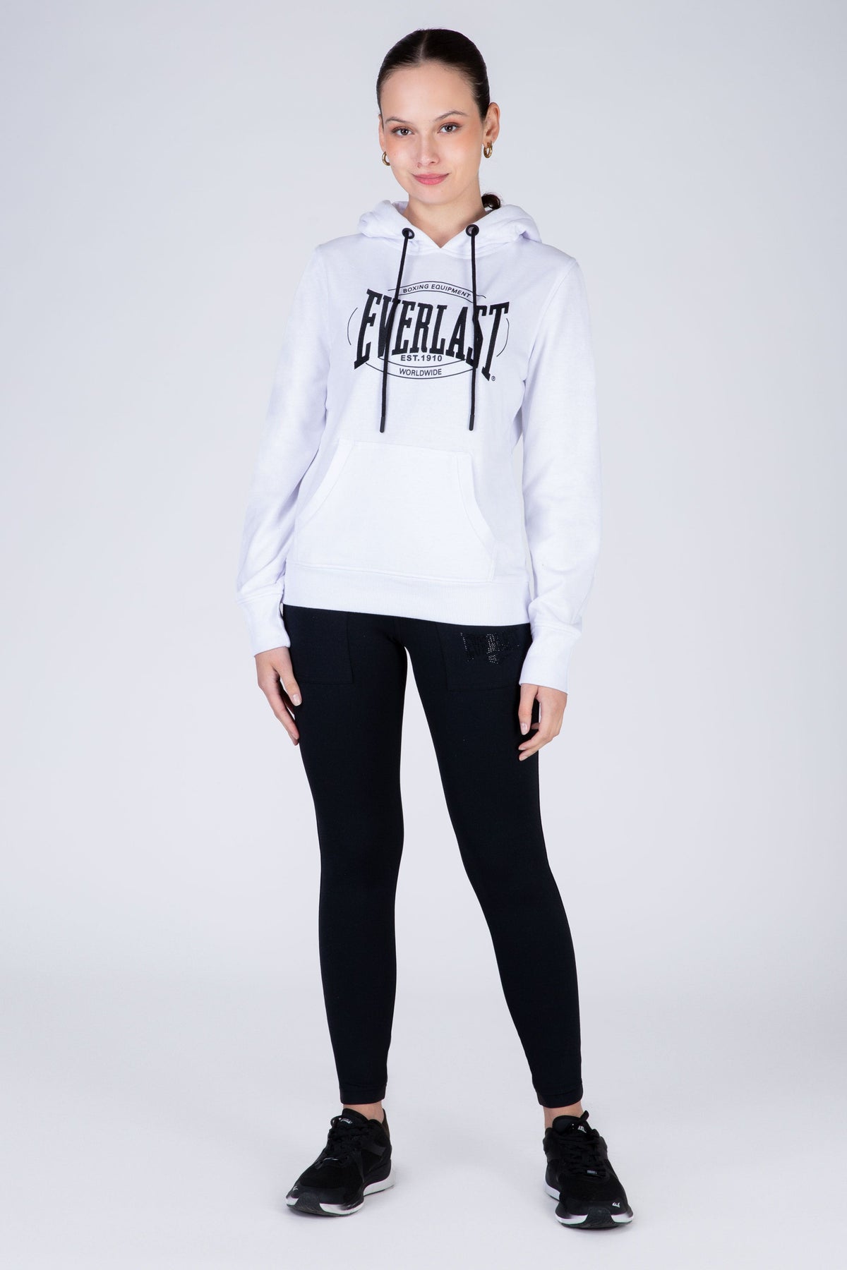 Poleron Hood Category Blanco Everlast