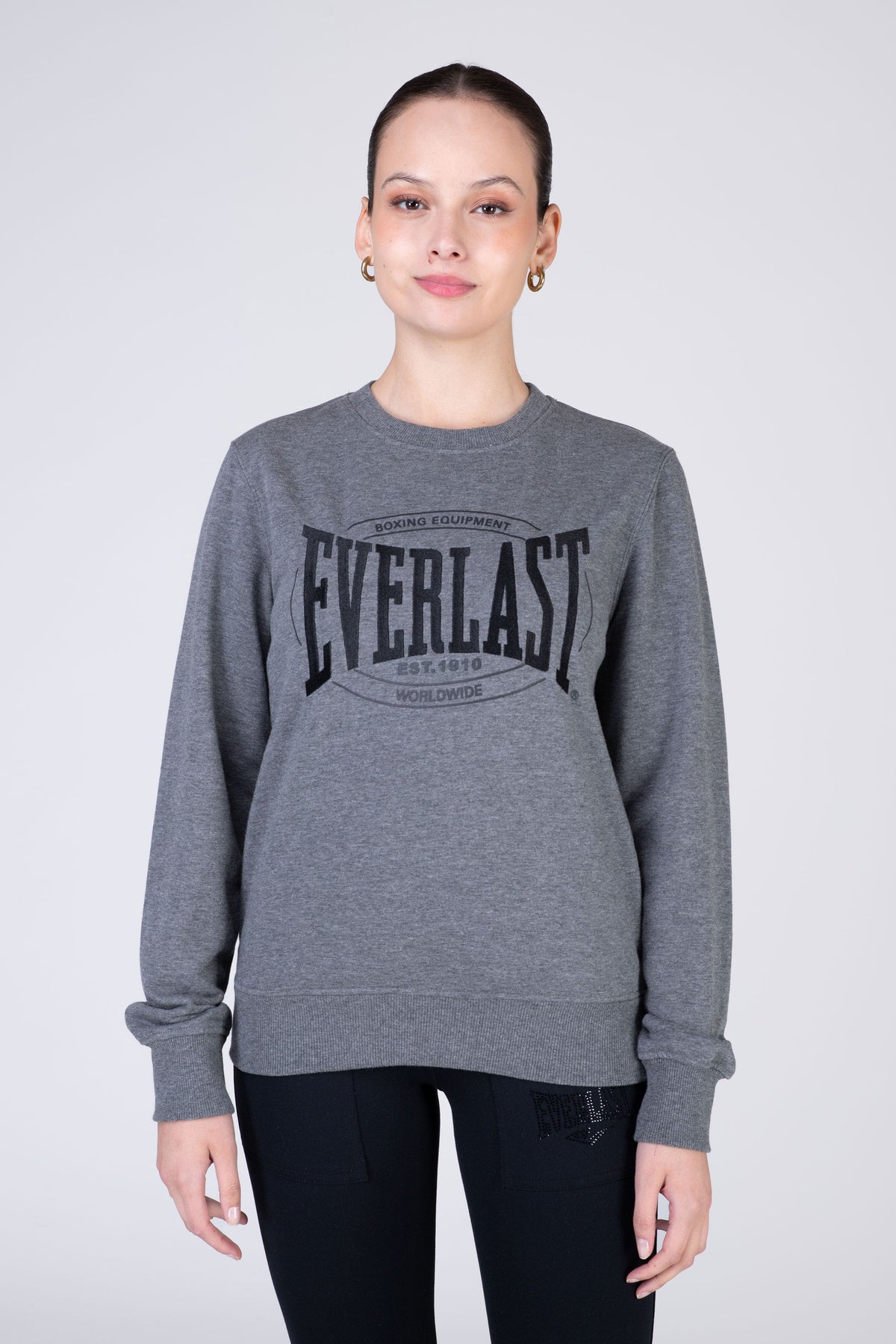 Poleron Crew Neck Category Gris Everlast