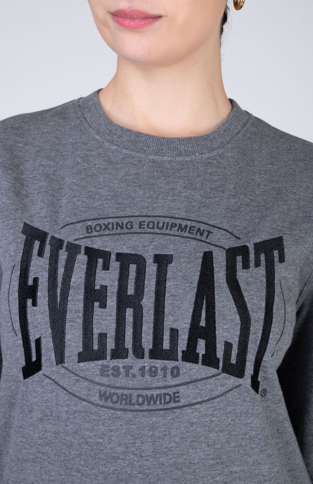 Poleron Crew Neck Category Gris Everlast