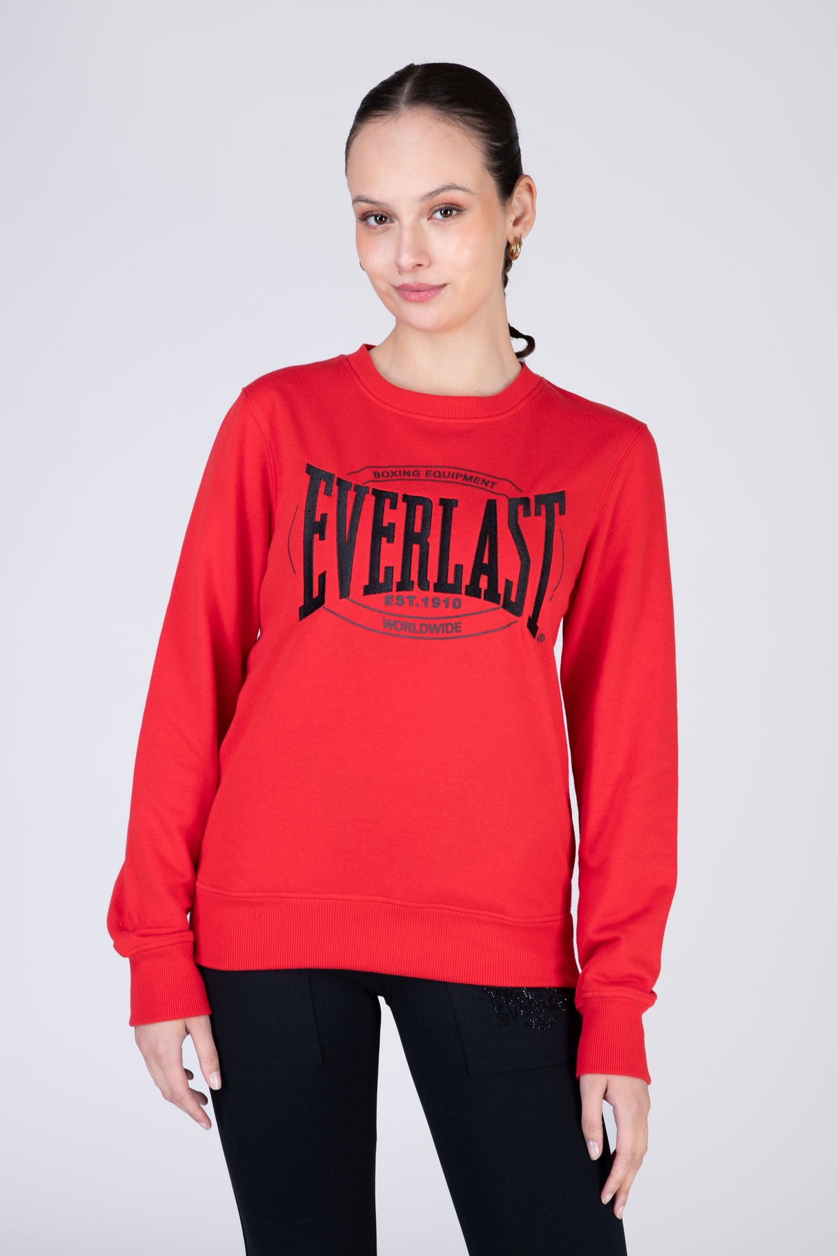 Poleron Crew Neck Category Rojo Everlast