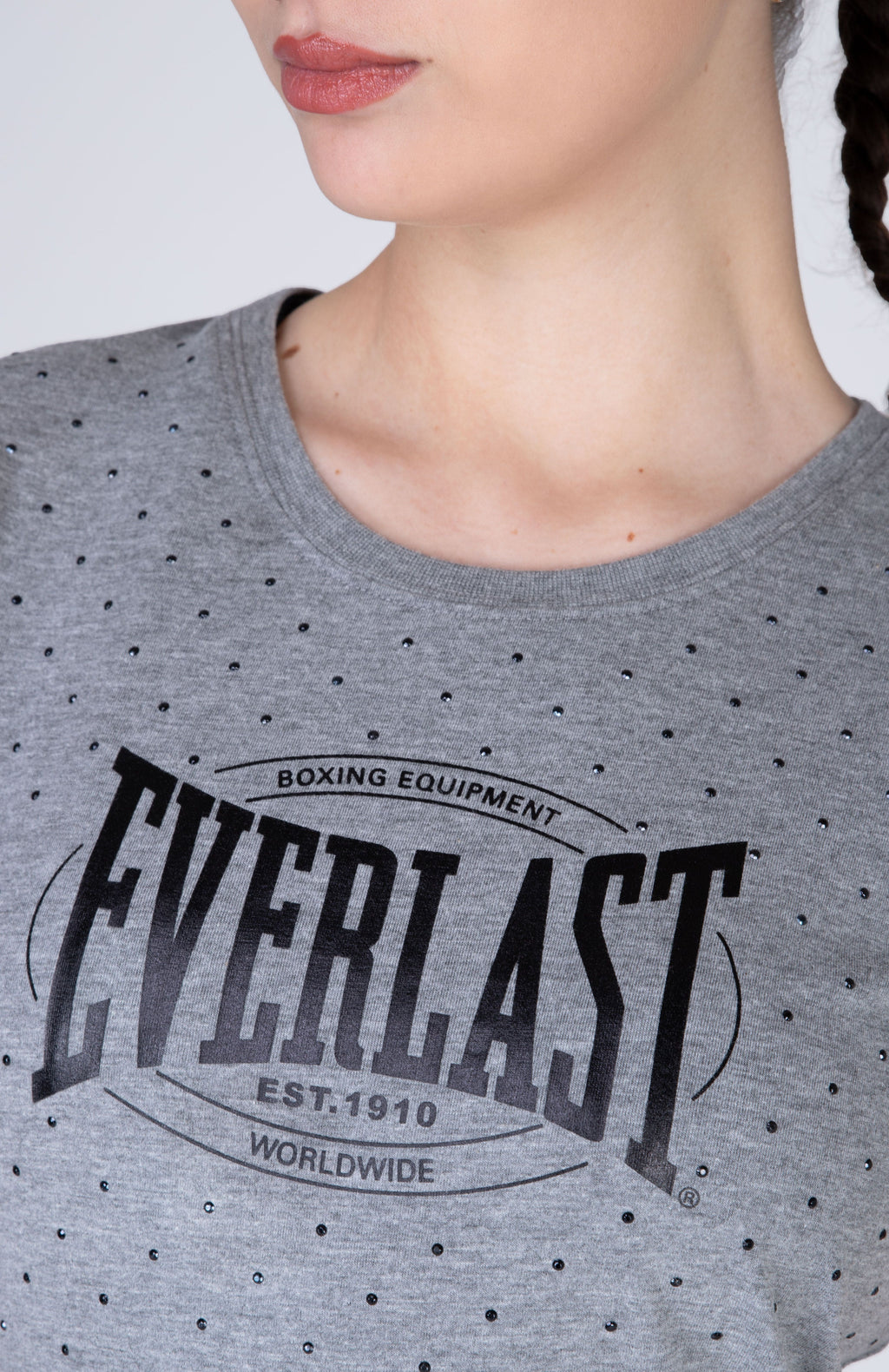 Polera Manga Corta Category Gris Everlast