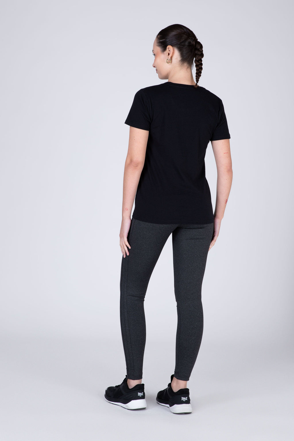 Polera Manga Corta Category Negro Everlast