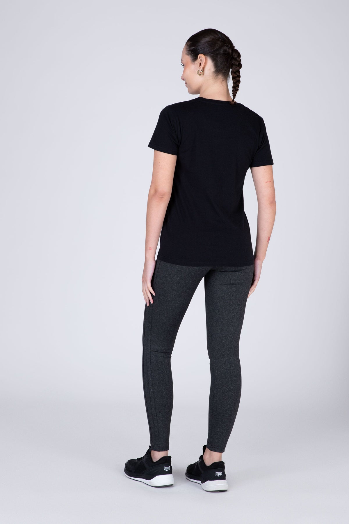 Polera Manga Corta Category Negro Everlast