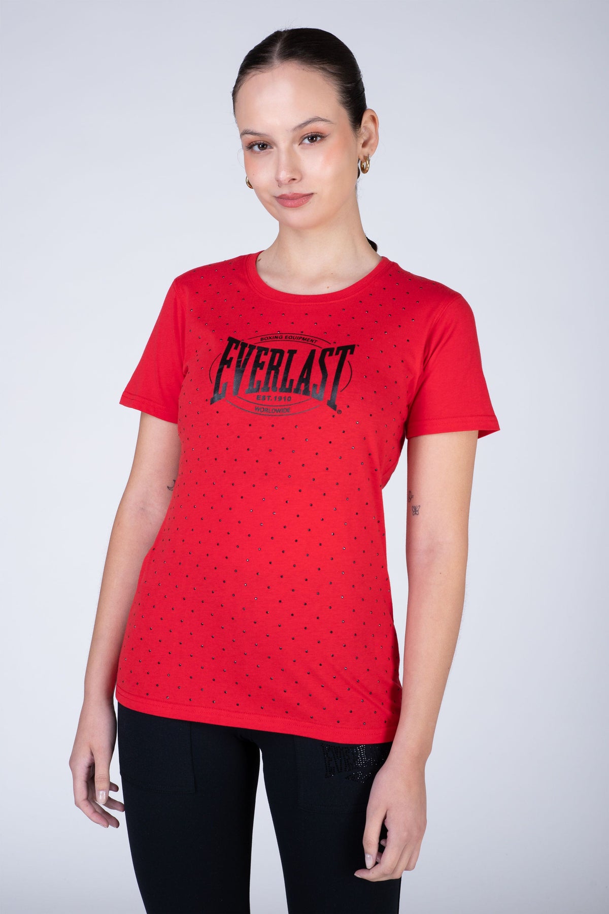 Polera Manga Corta Category Rojo Everlast