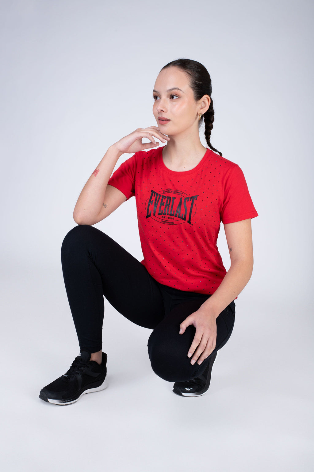 Polera Manga Corta Category Rojo Everlast