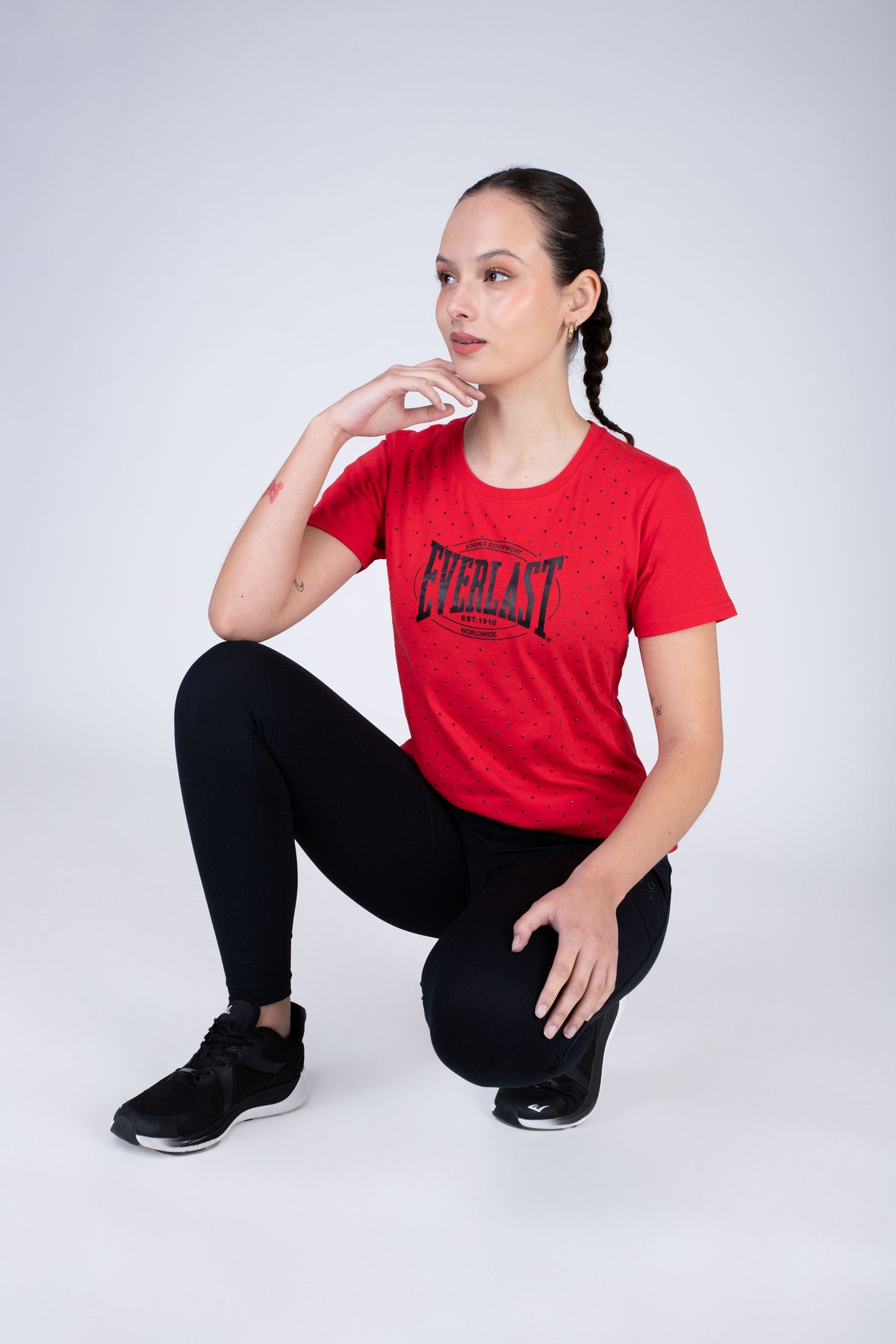 Polera Manga Corta Category Rojo Everlast