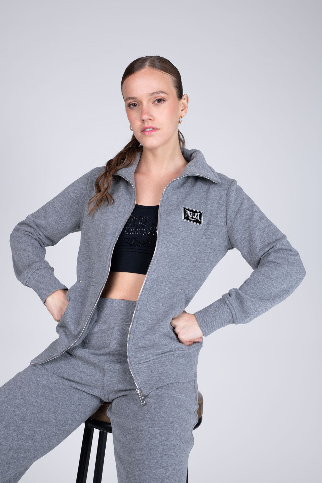 Chaqueta Forever Gris Everlast