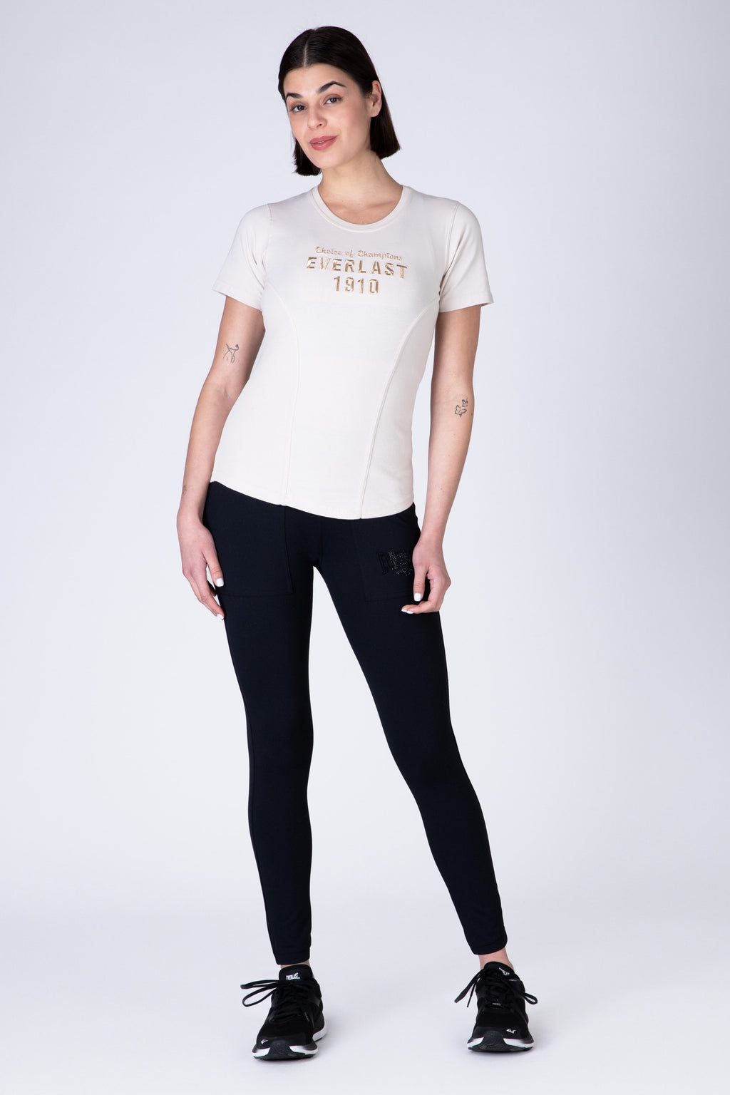 Polera M/C Glow Beige Everlast