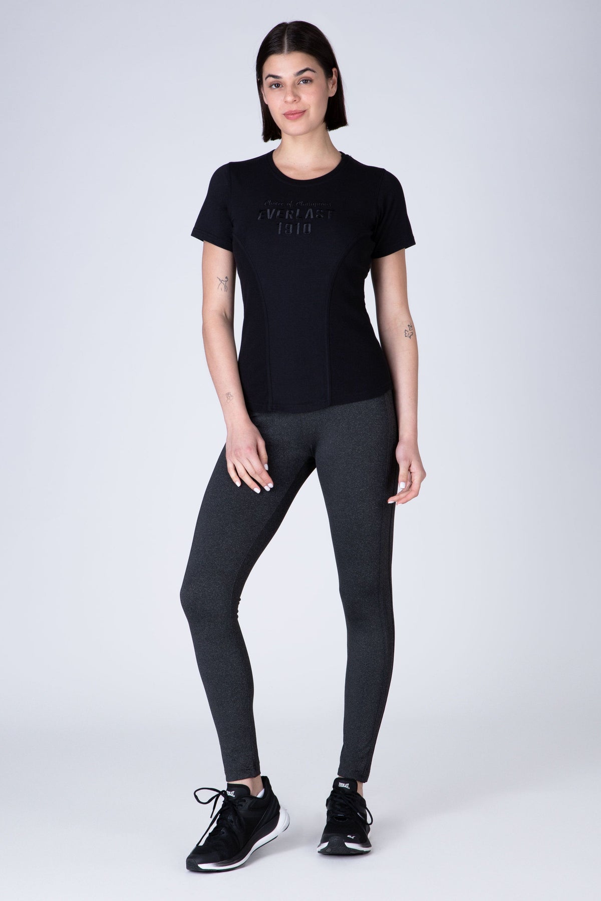 Polera M/C Glow Negro Everlast