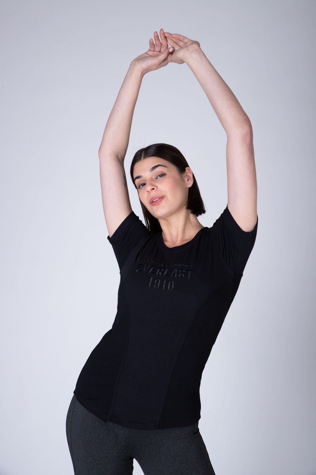 Polera M/C Glow Negro Everlast