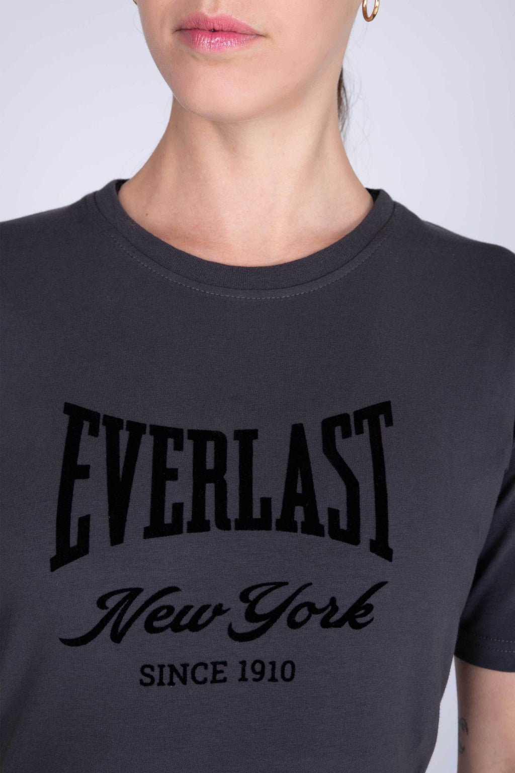 Polera Manga Corta Institute Gris Everlast
