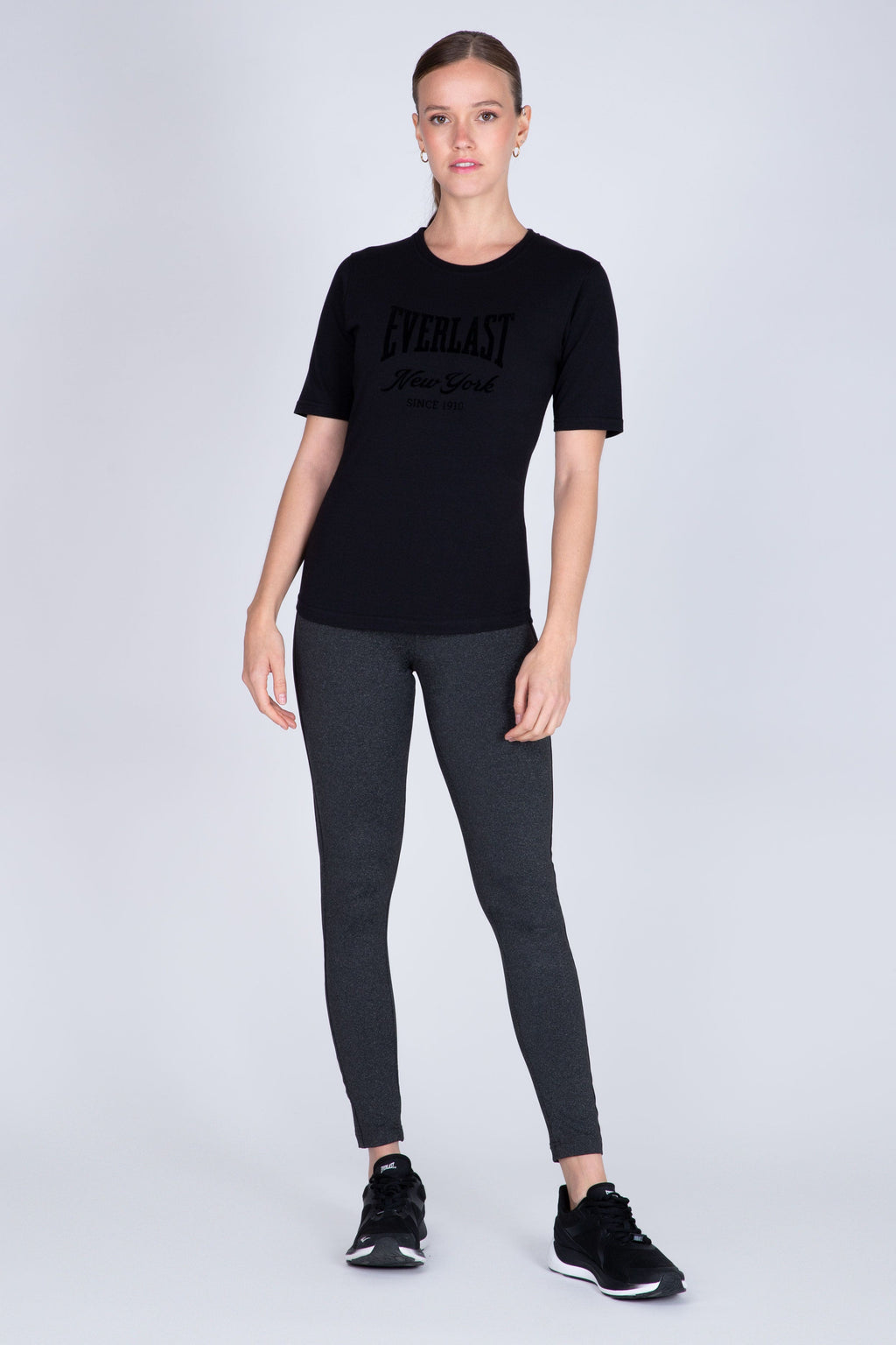 Polera Manga Corta Institute Negro Everlast
