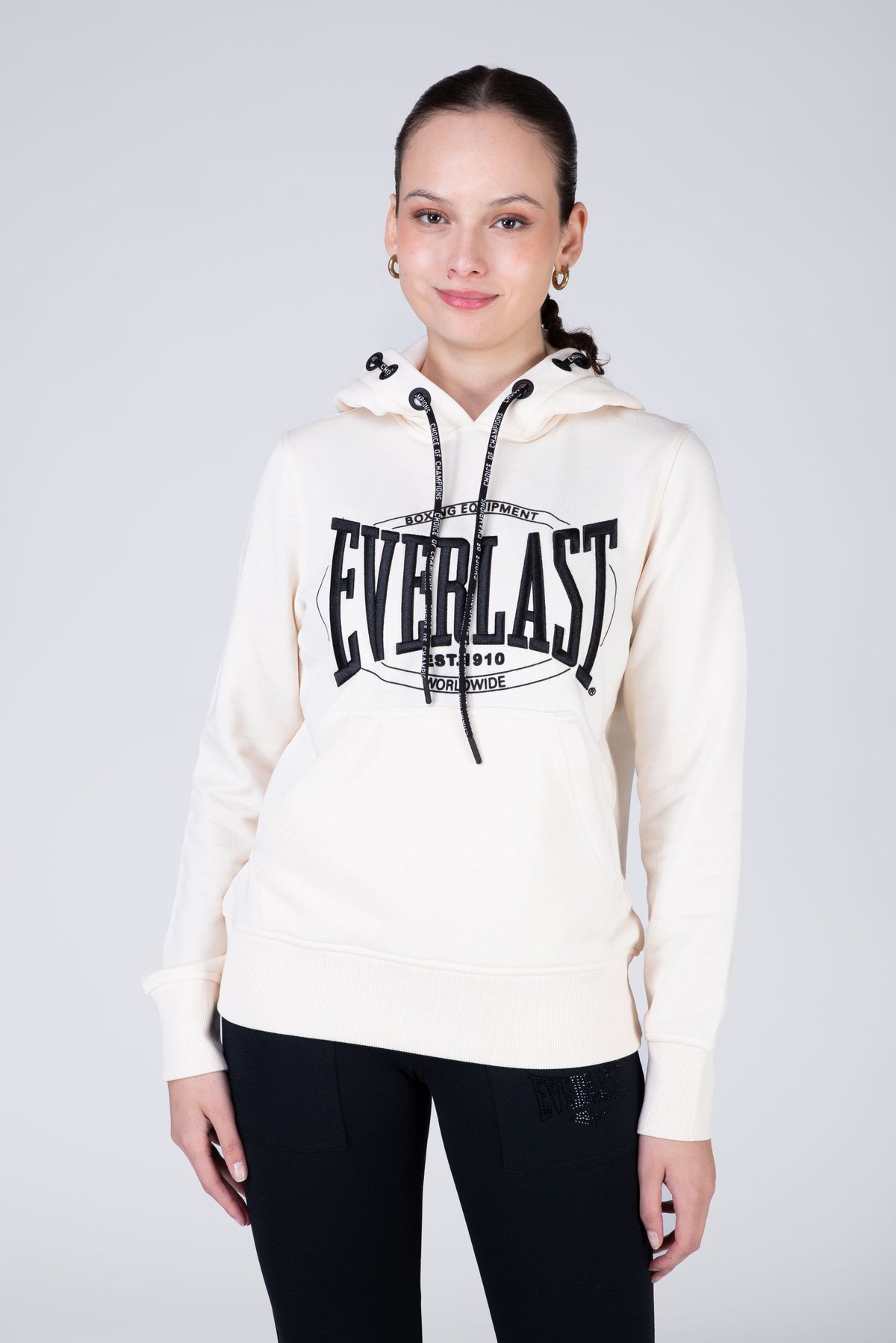 Poleron Hood Passport Beige Everlast