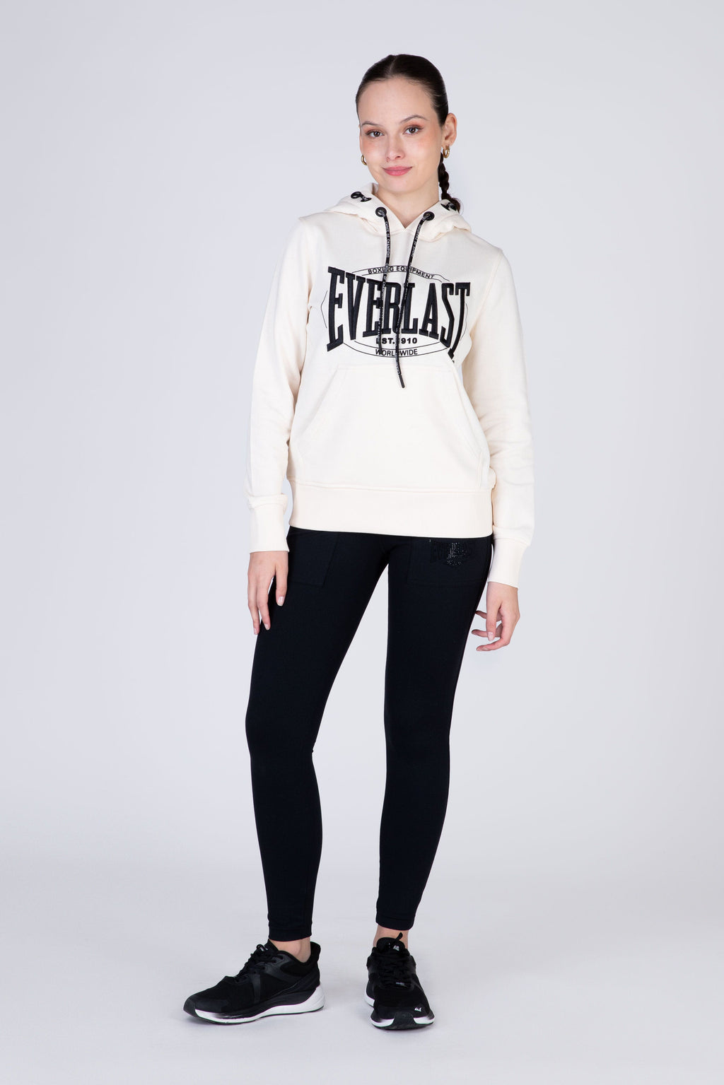 Poleron Hood Passport Beige Everlast