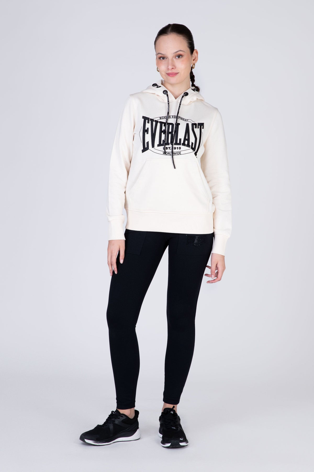 Poleron Hood Passport Beige Everlast