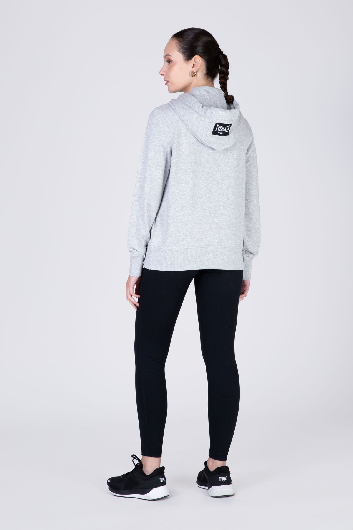 Poleron Hood Passport Gris Everlast