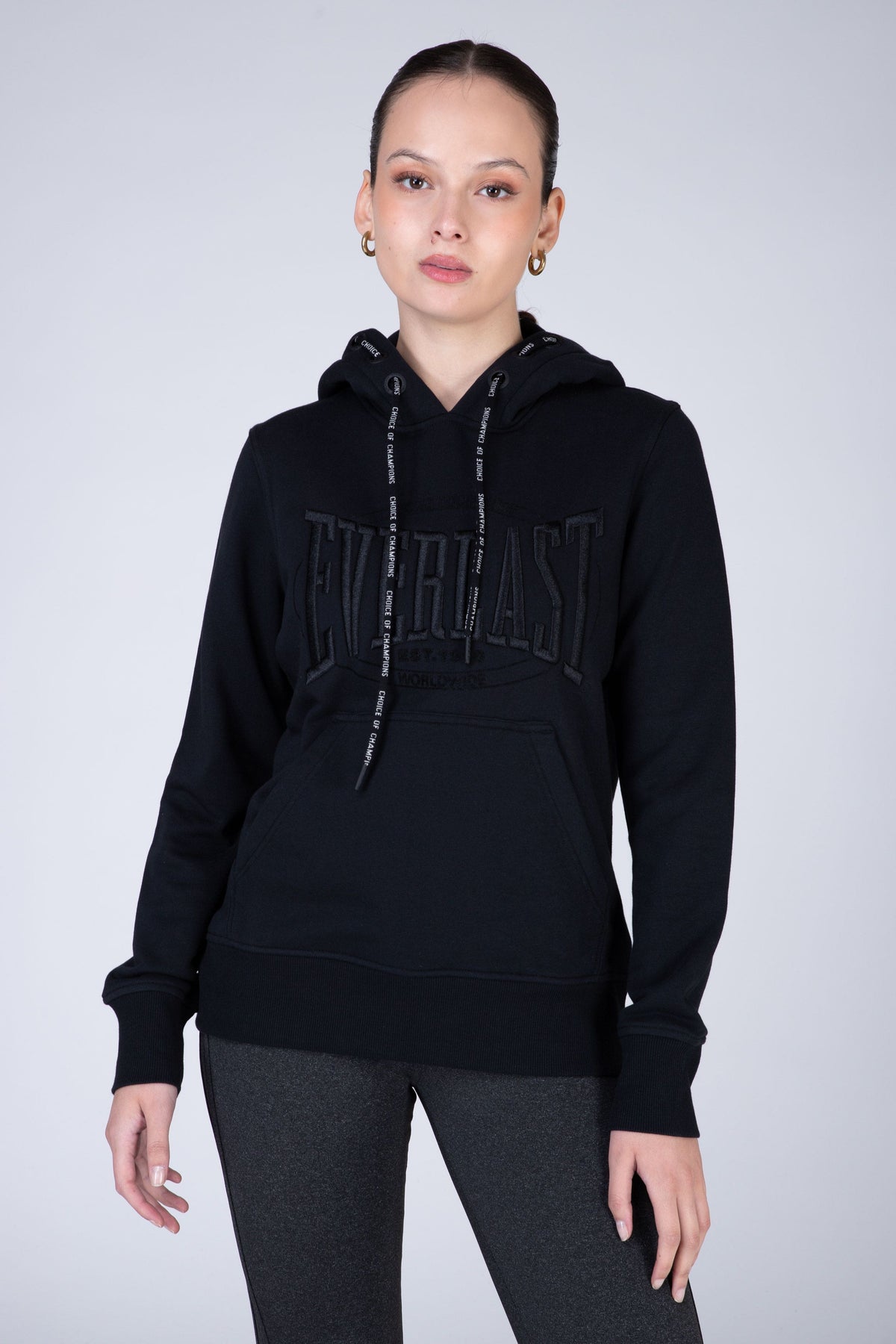Poleron Hood Passport Negro Everlast