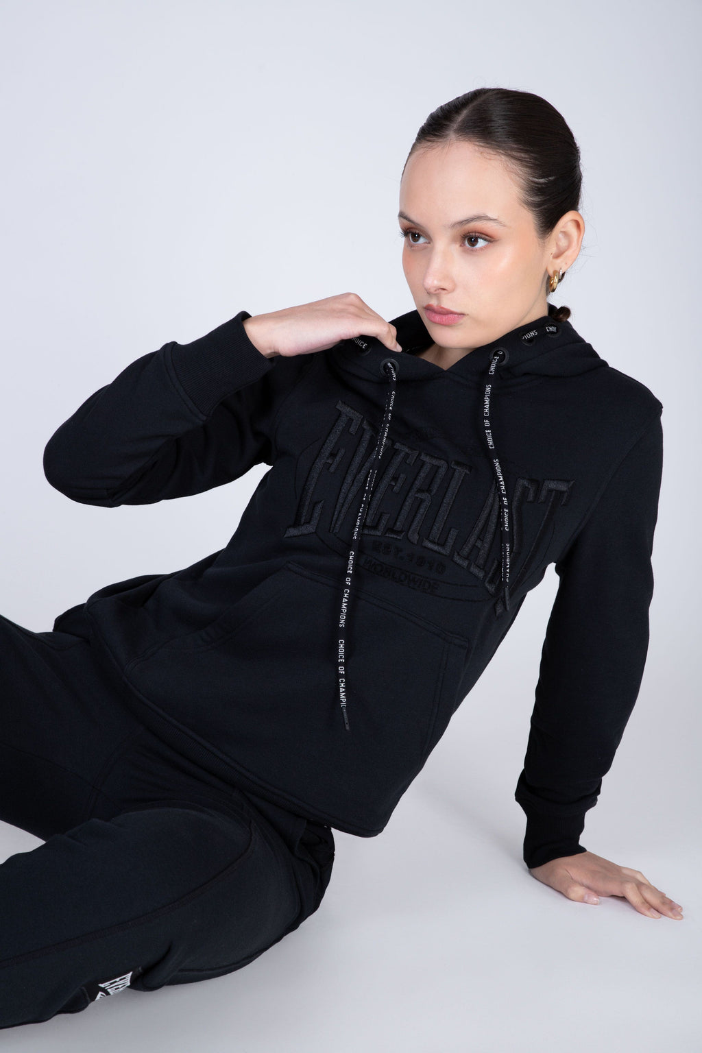 Poleron Hood Passport Negro Everlast