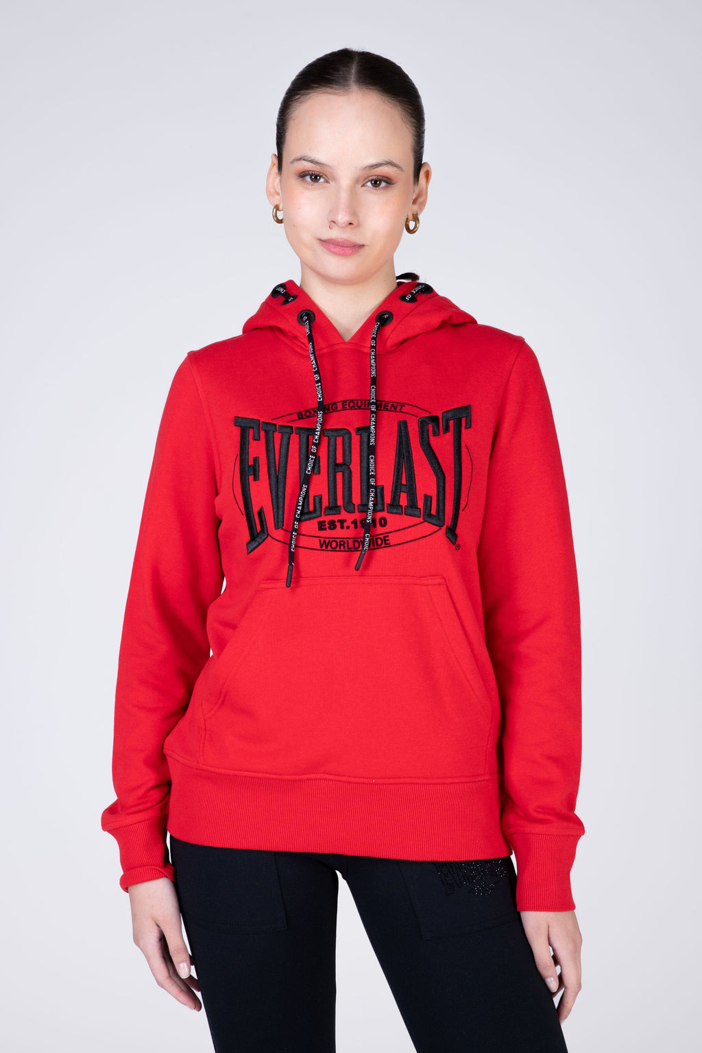Poleron Hood Passport Rojo Everlast