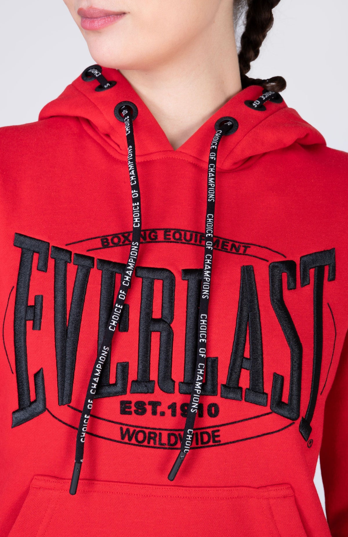 Poleron Hood Passport Rojo Everlast