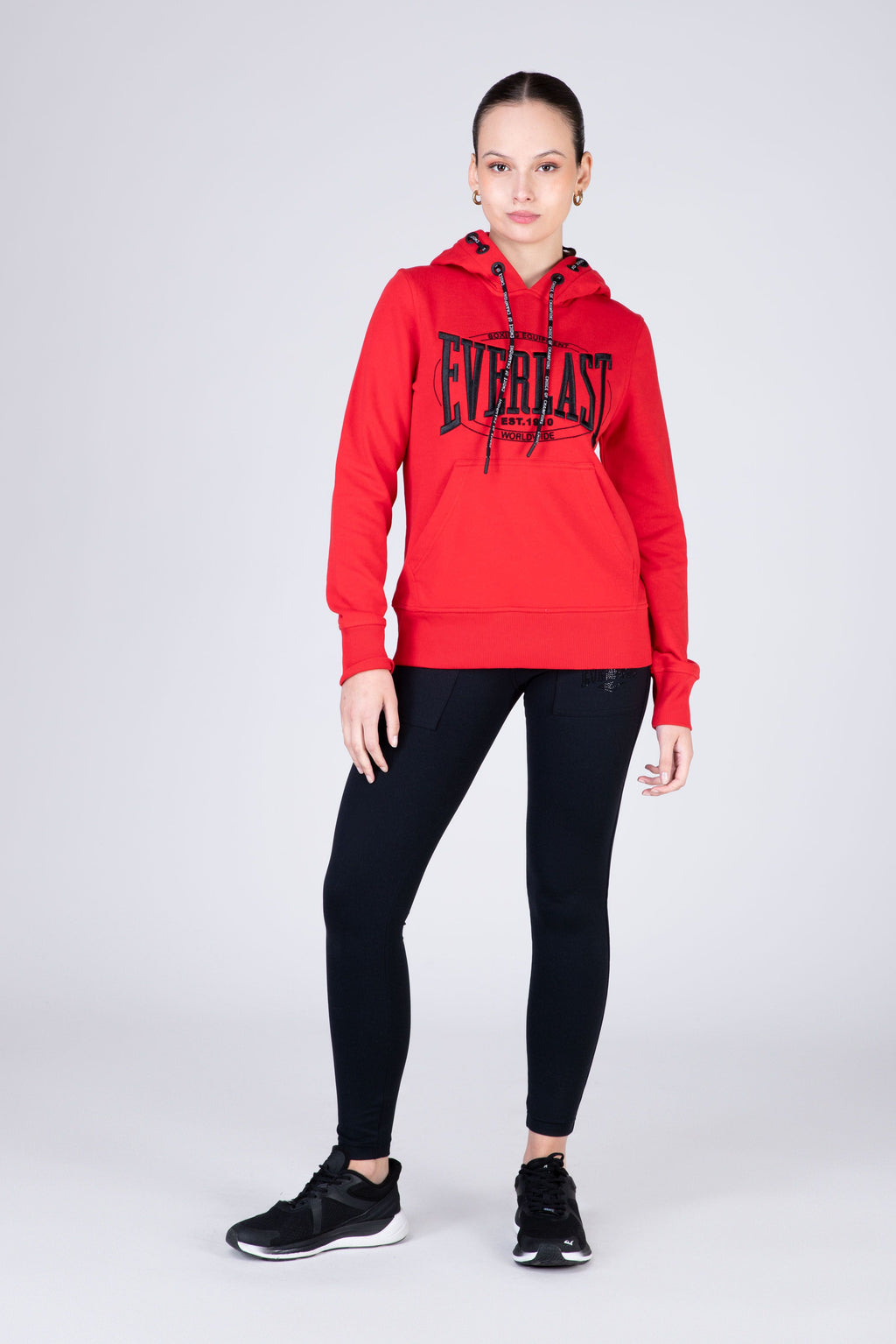 Poleron Hood Passport Rojo Everlast