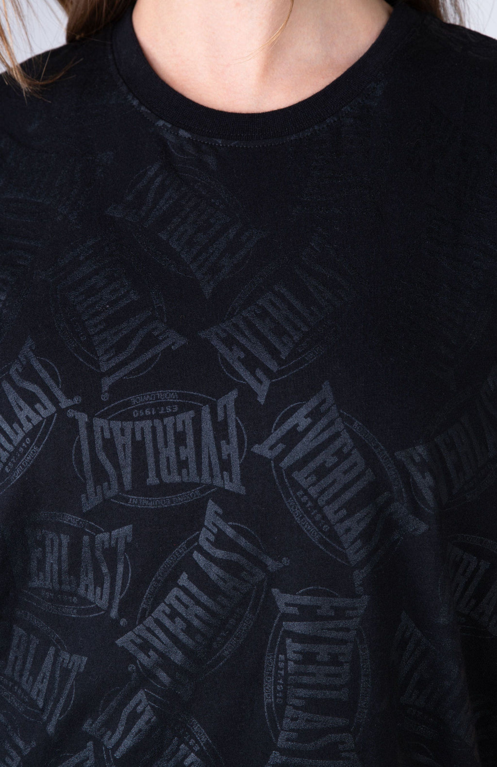 Polera Manga Corta Boxing Negro Everlast