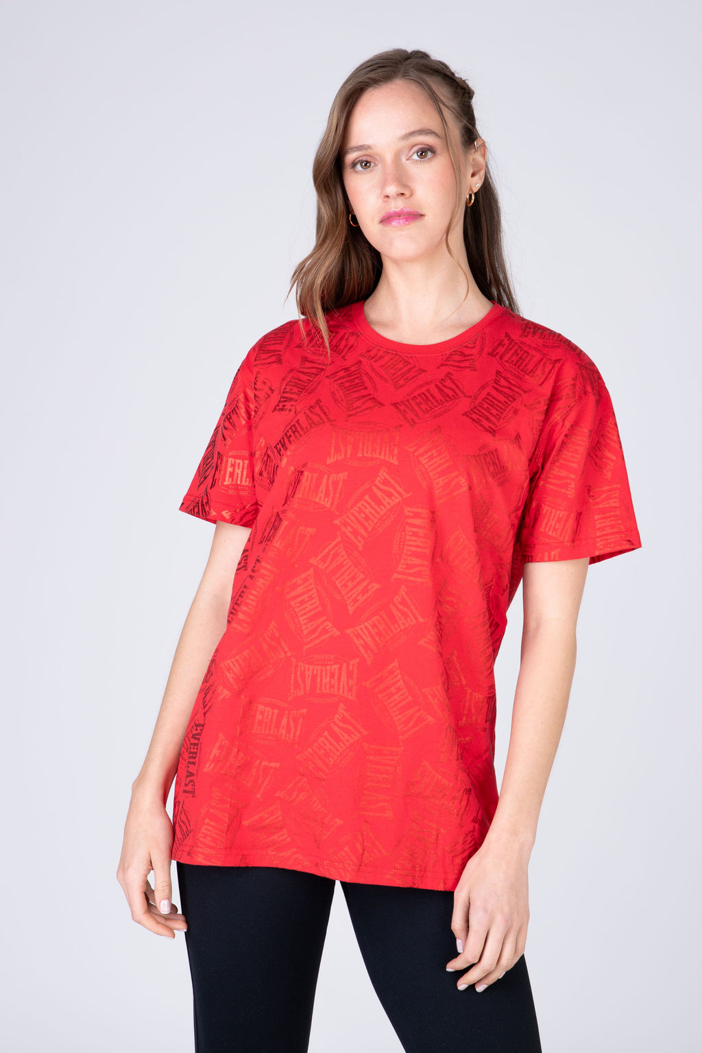 Polera Manga Corta Boxing Rojo Everlast