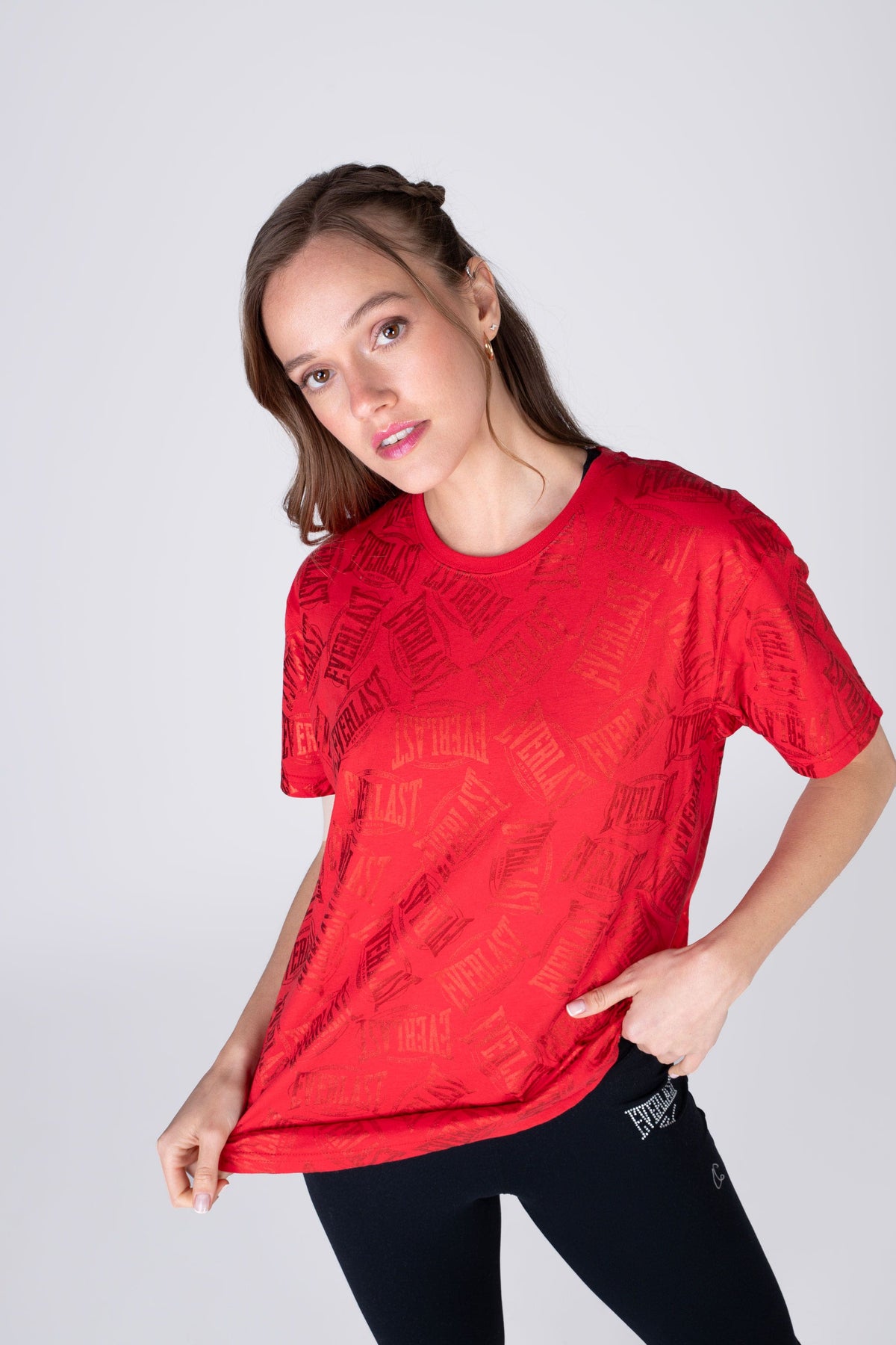 Polera Manga Corta Boxing Rojo Everlast