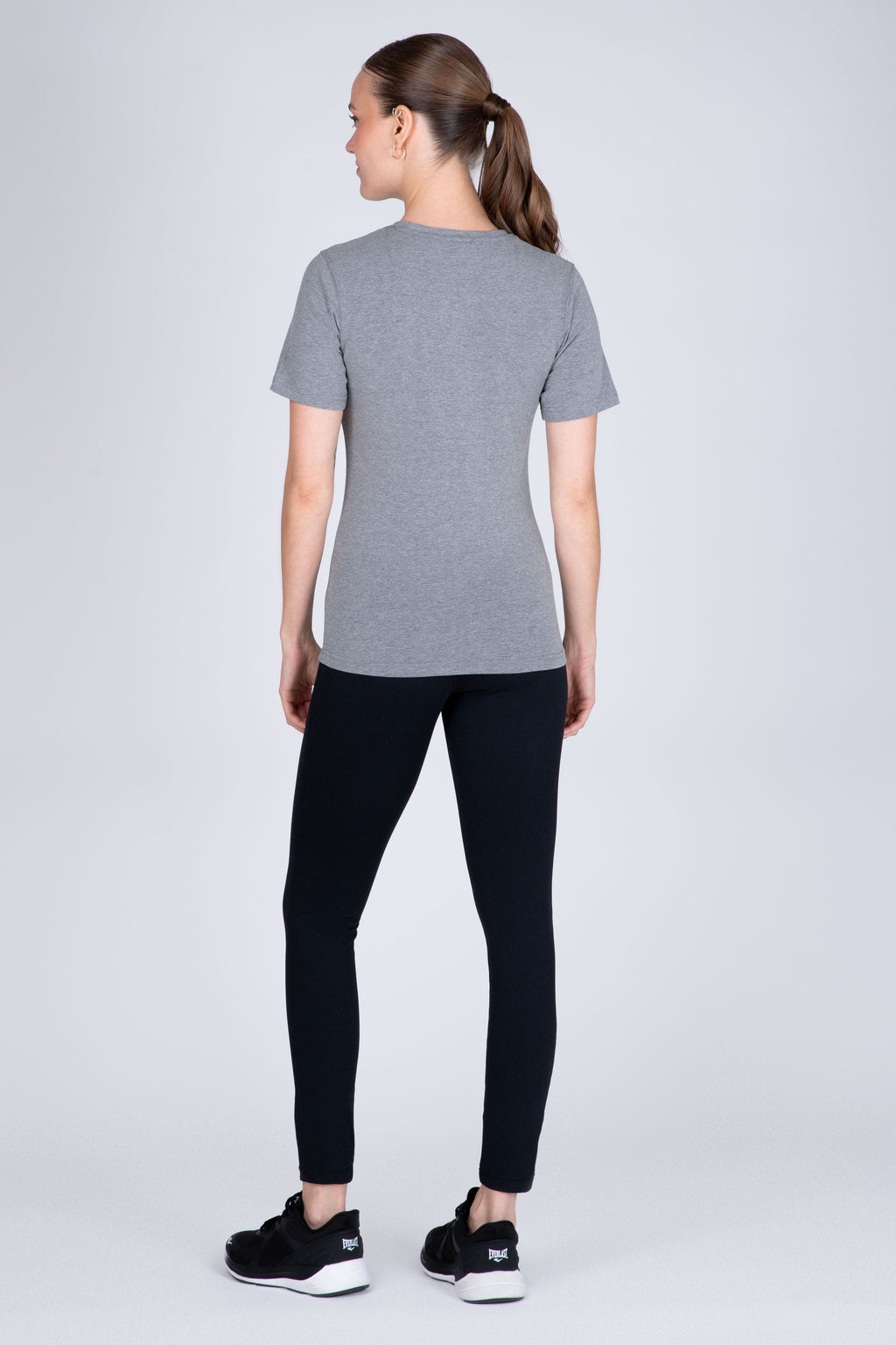 Polera Manga Corta Forever Gris Everlast