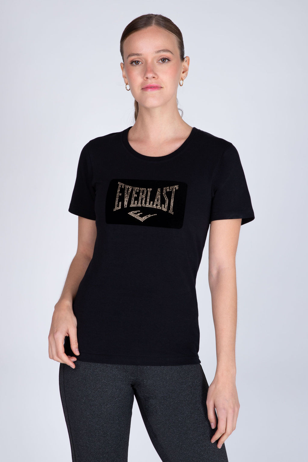 Polera Manga Corta Forever Negro Everlast
